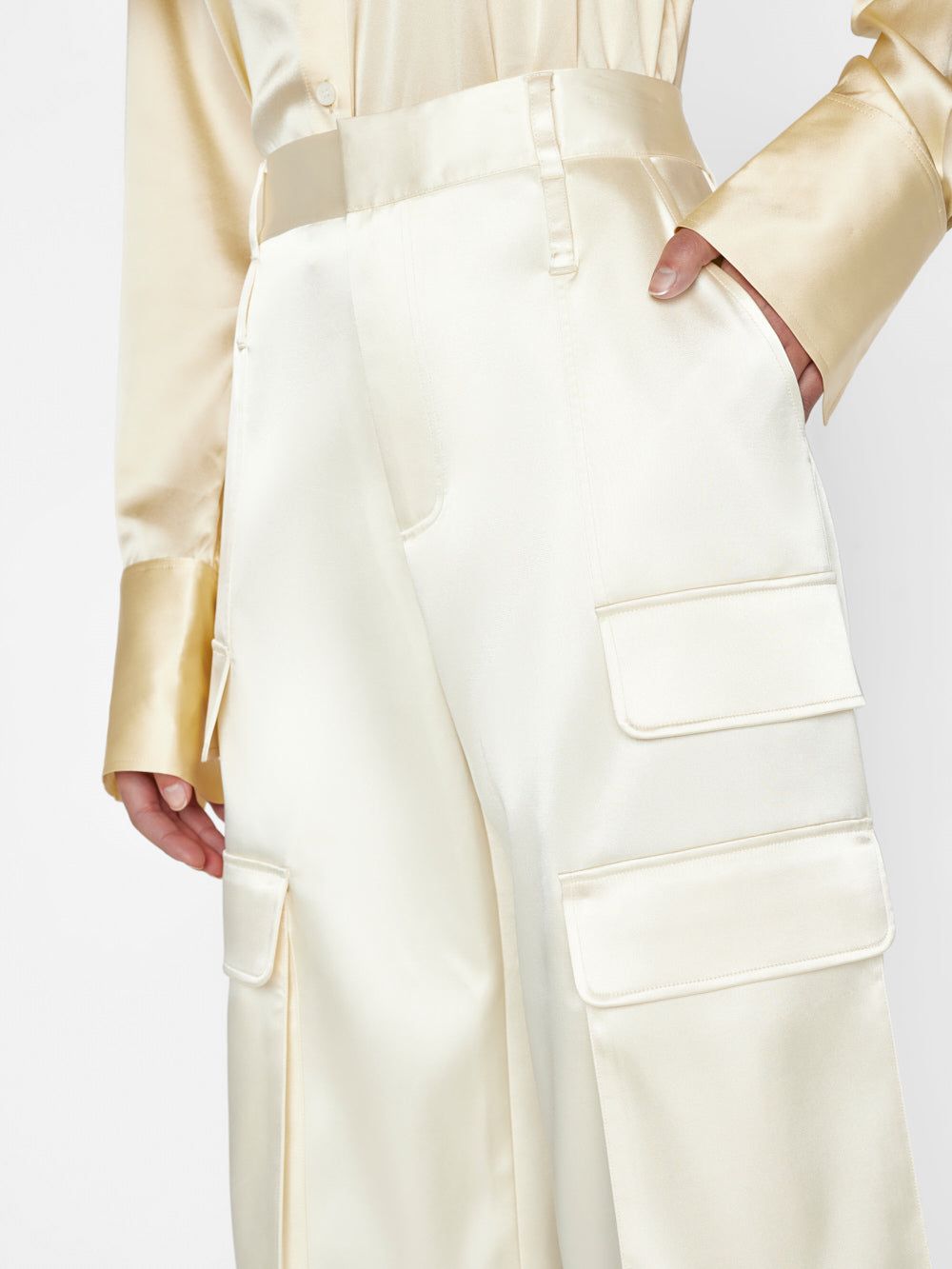 Relaxed Straight Cargo -- Bone sold by Frame Denim product image thumbnail 4