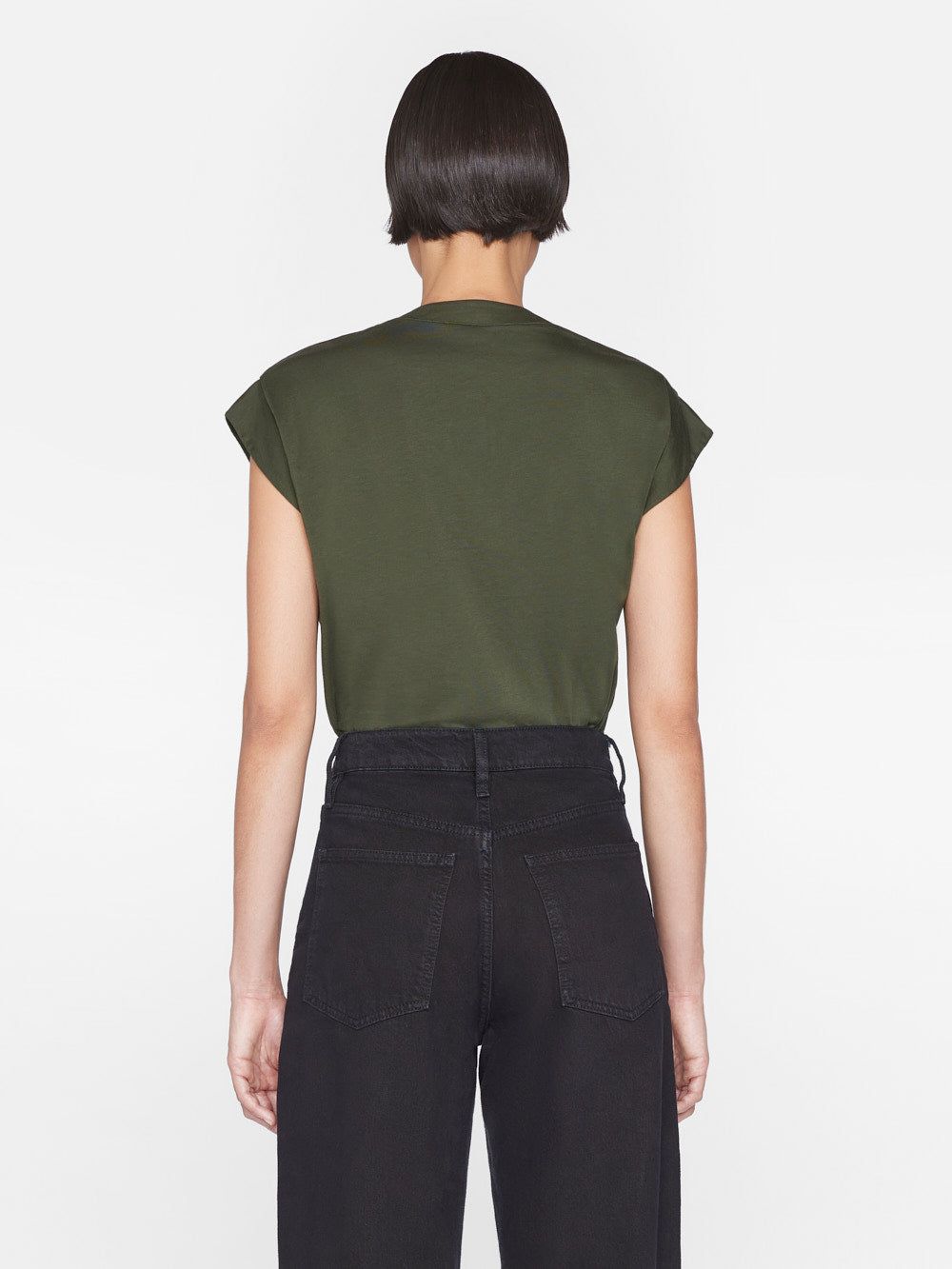 Le Mid Rise V Neck Tee -- Surplus sold by Frame Denim product image thumbnail 7