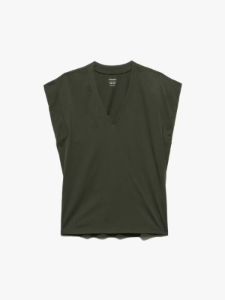 Le Mid Rise V Neck Tee -- Surplus sold by Frame Denim