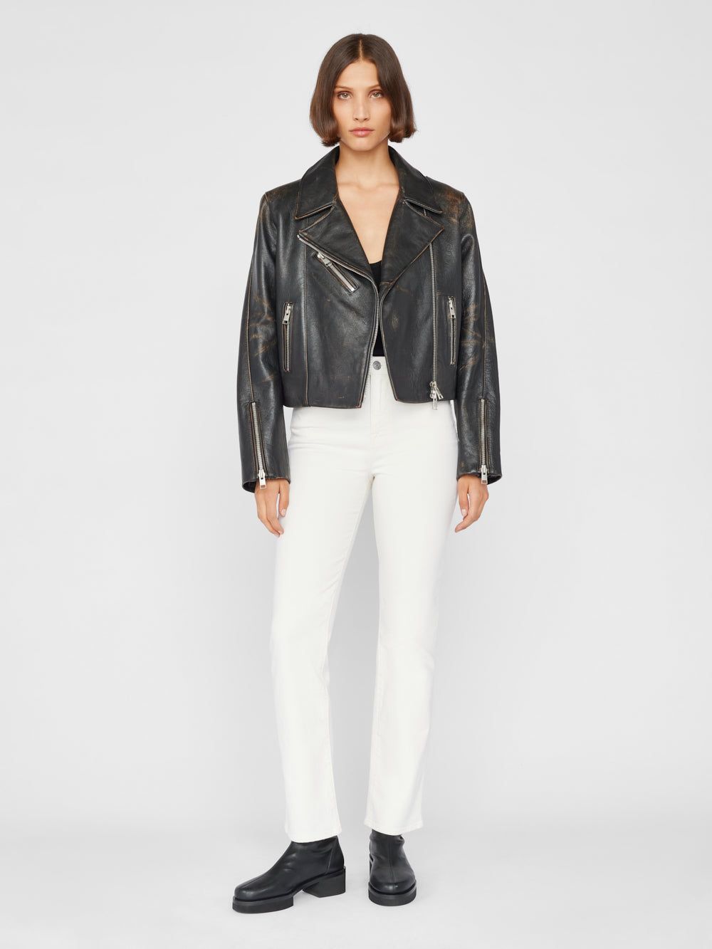 Le Super High Straight -- Au Natural sold by Frame Denim product image thumbnail 4