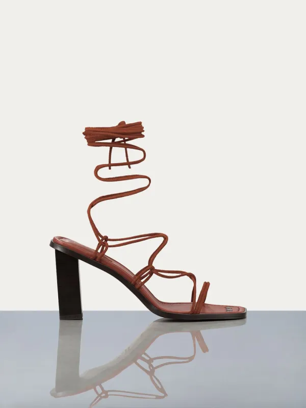 Le Doheny Sandal -- Brick sold by Frame Denim