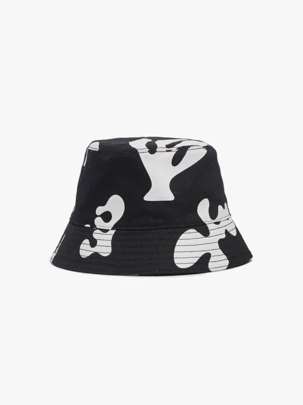 Abstract Bucket Hat -- Noir Multi sold by Frame Denim