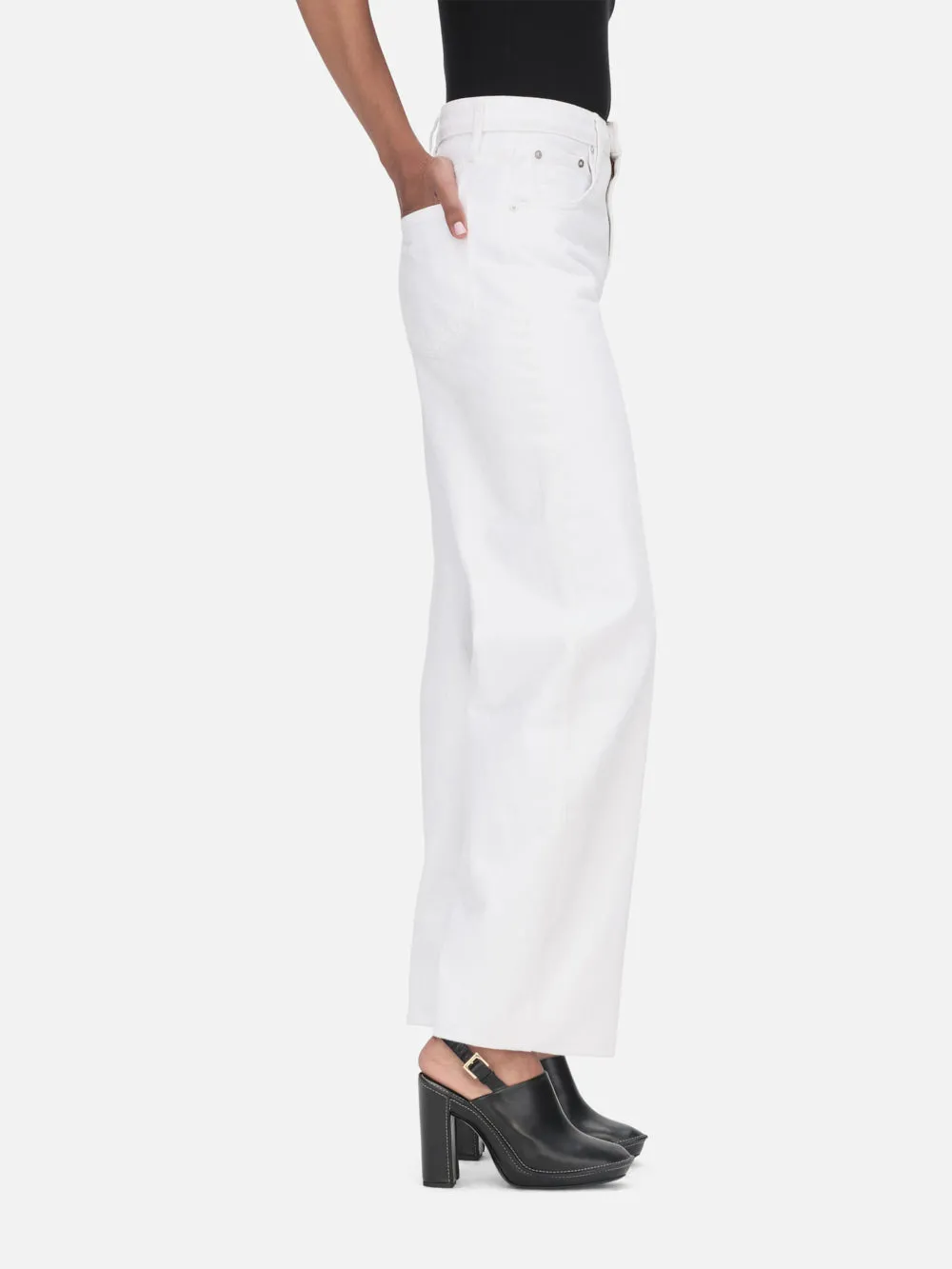 Long Barrel -- White sold by Frame Denim product image thumbnail 4