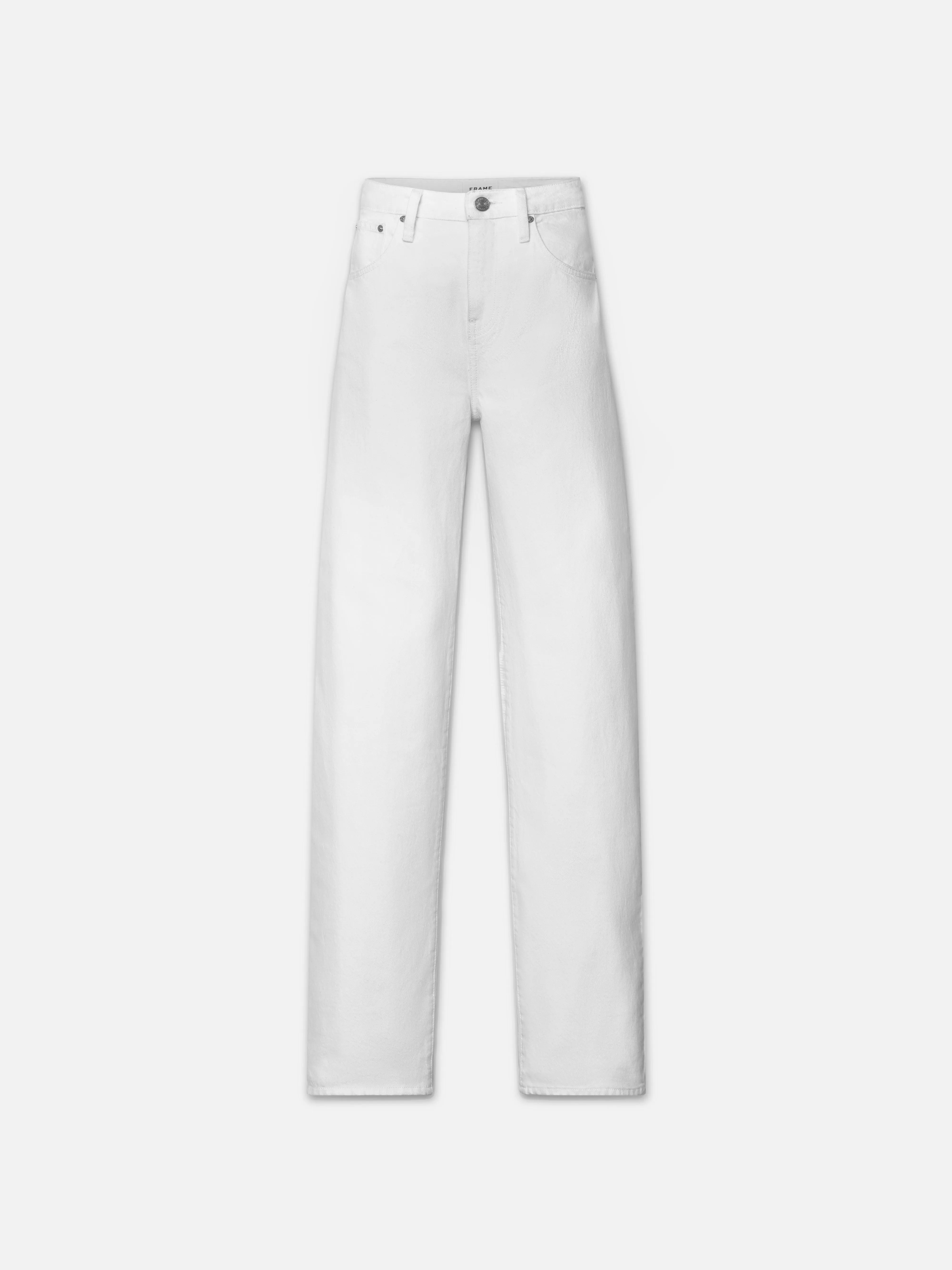 Long Barrel -- White sold by Frame Denim
