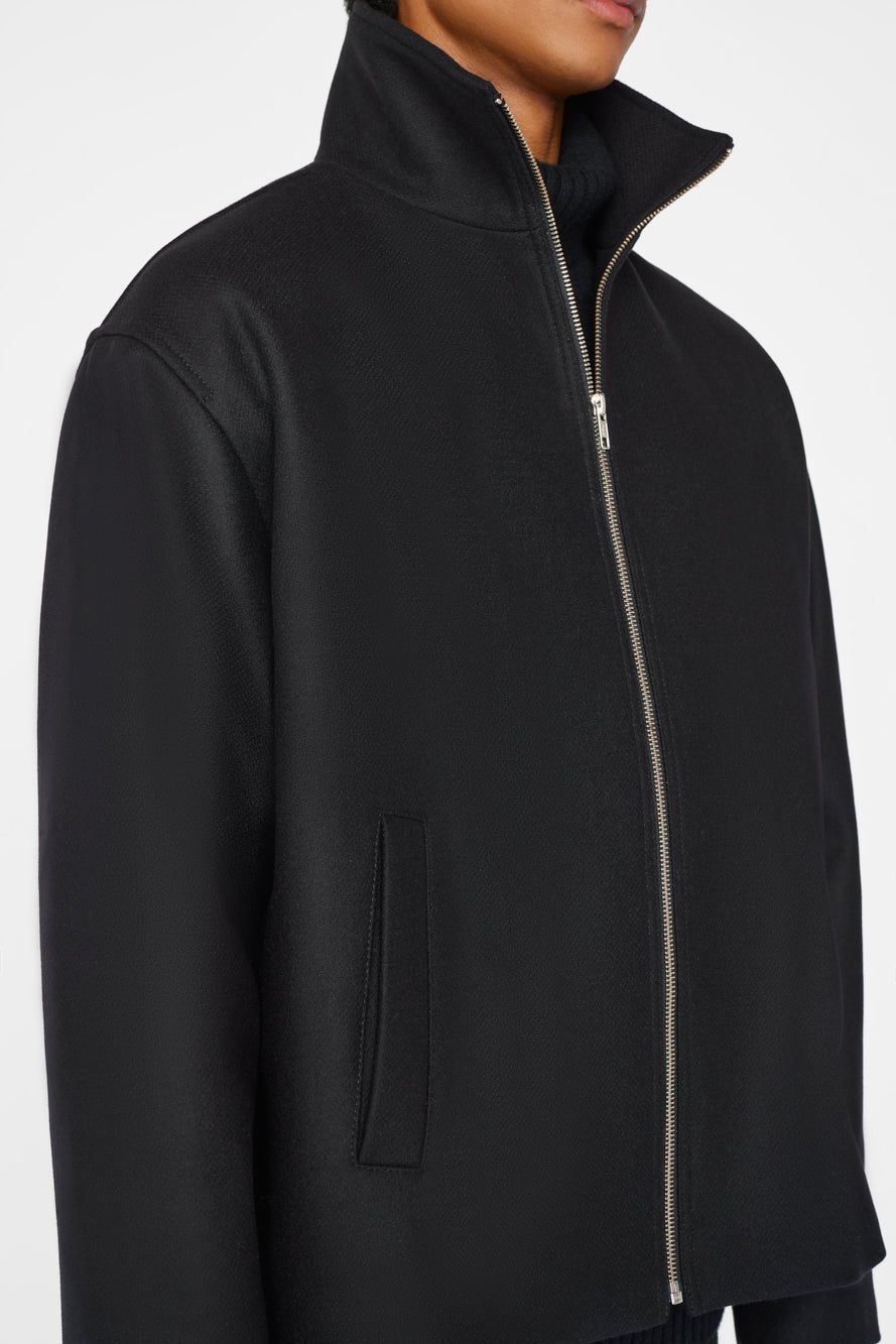 Winter Harrington Jacket -- Noir sold by Frame Denim product image thumbnail 6