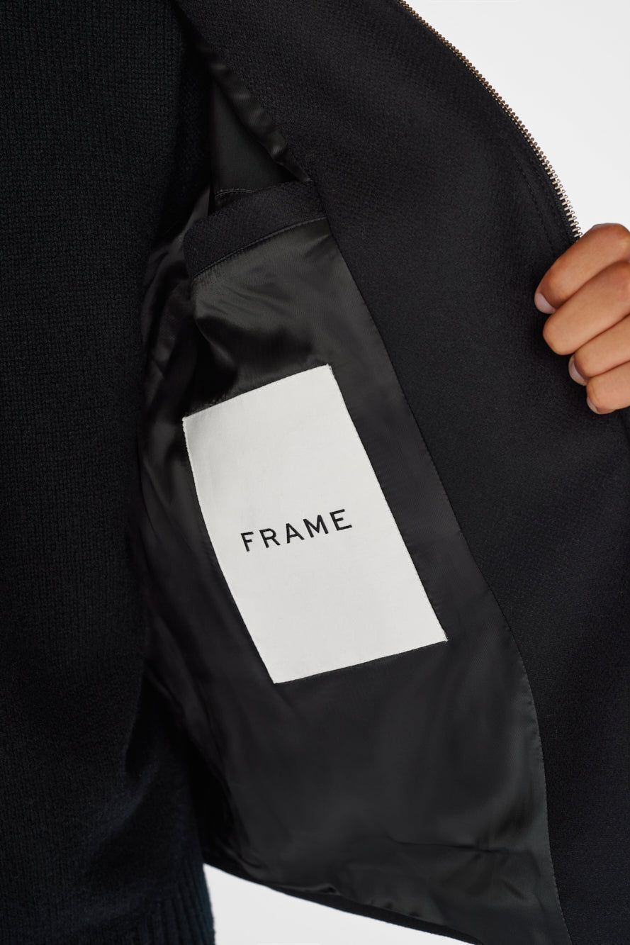 Winter Harrington Jacket -- Noir sold by Frame Denim product image thumbnail 7