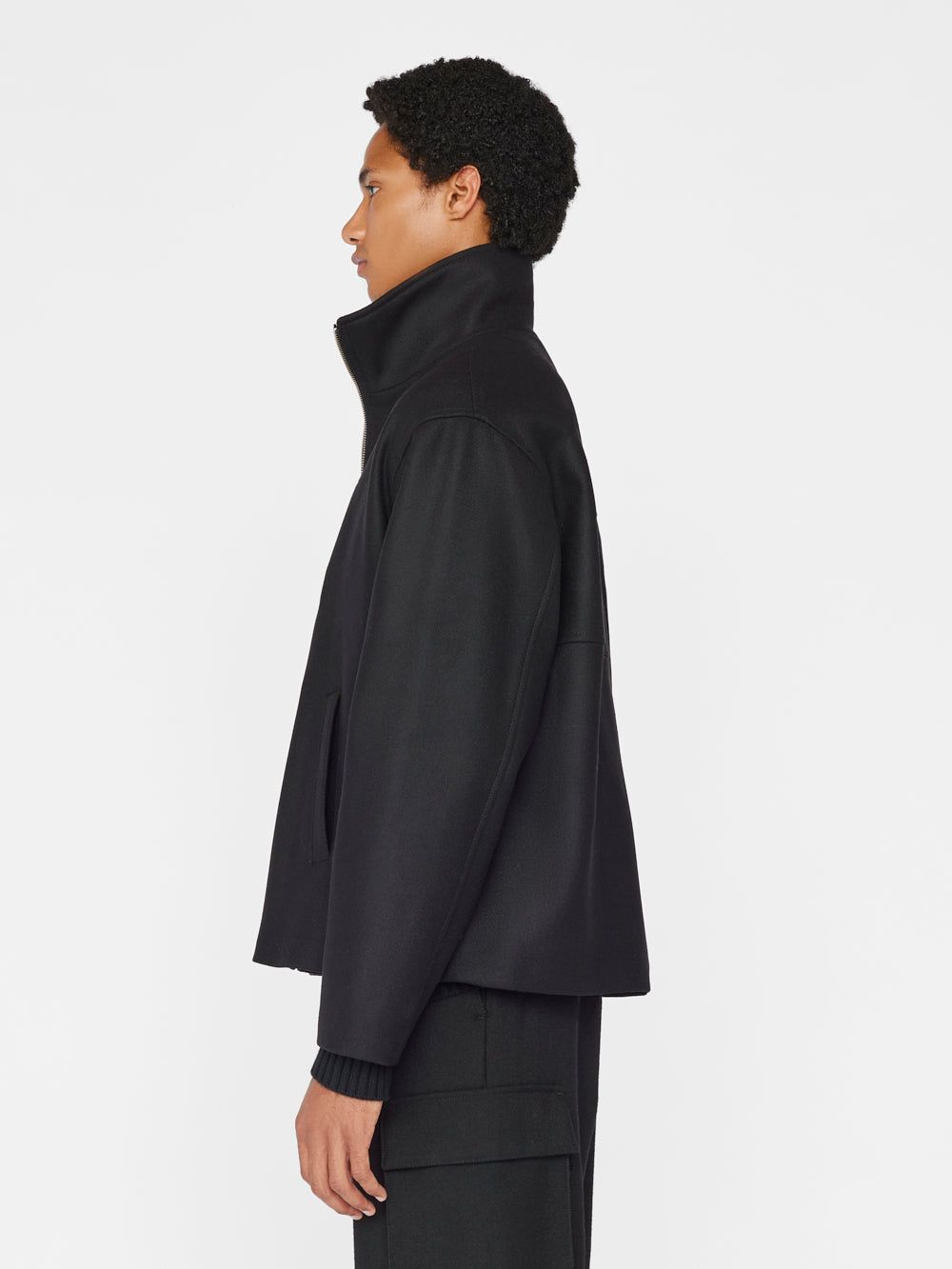 Winter Harrington Jacket -- Noir sold by Frame Denim product image thumbnail 8