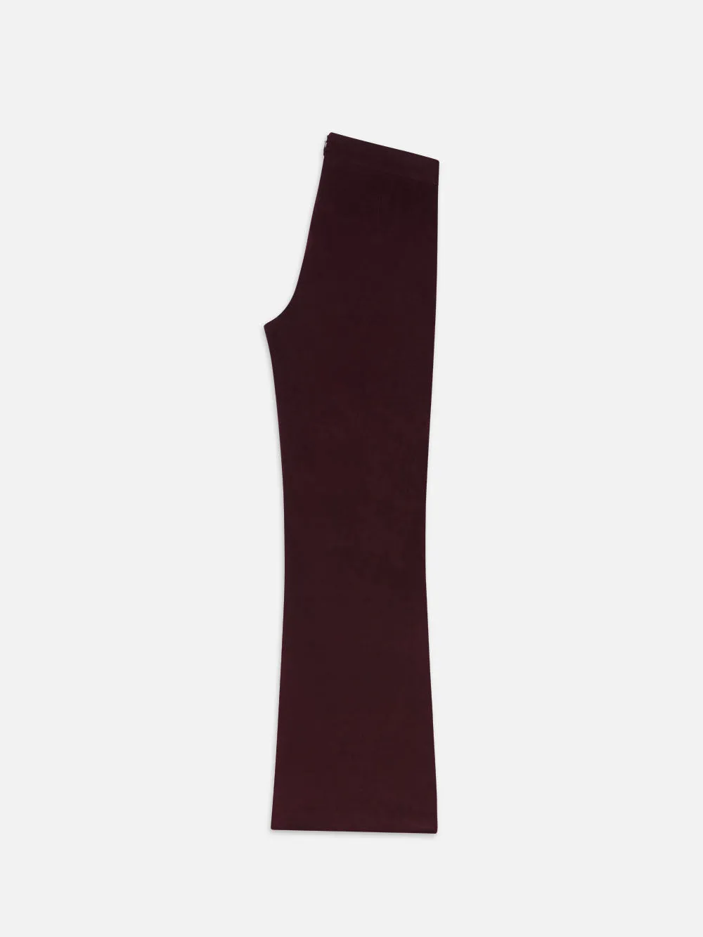 Crop Velvet Wide Leg -- Wine sold by Frame Denim product image thumbnail 4