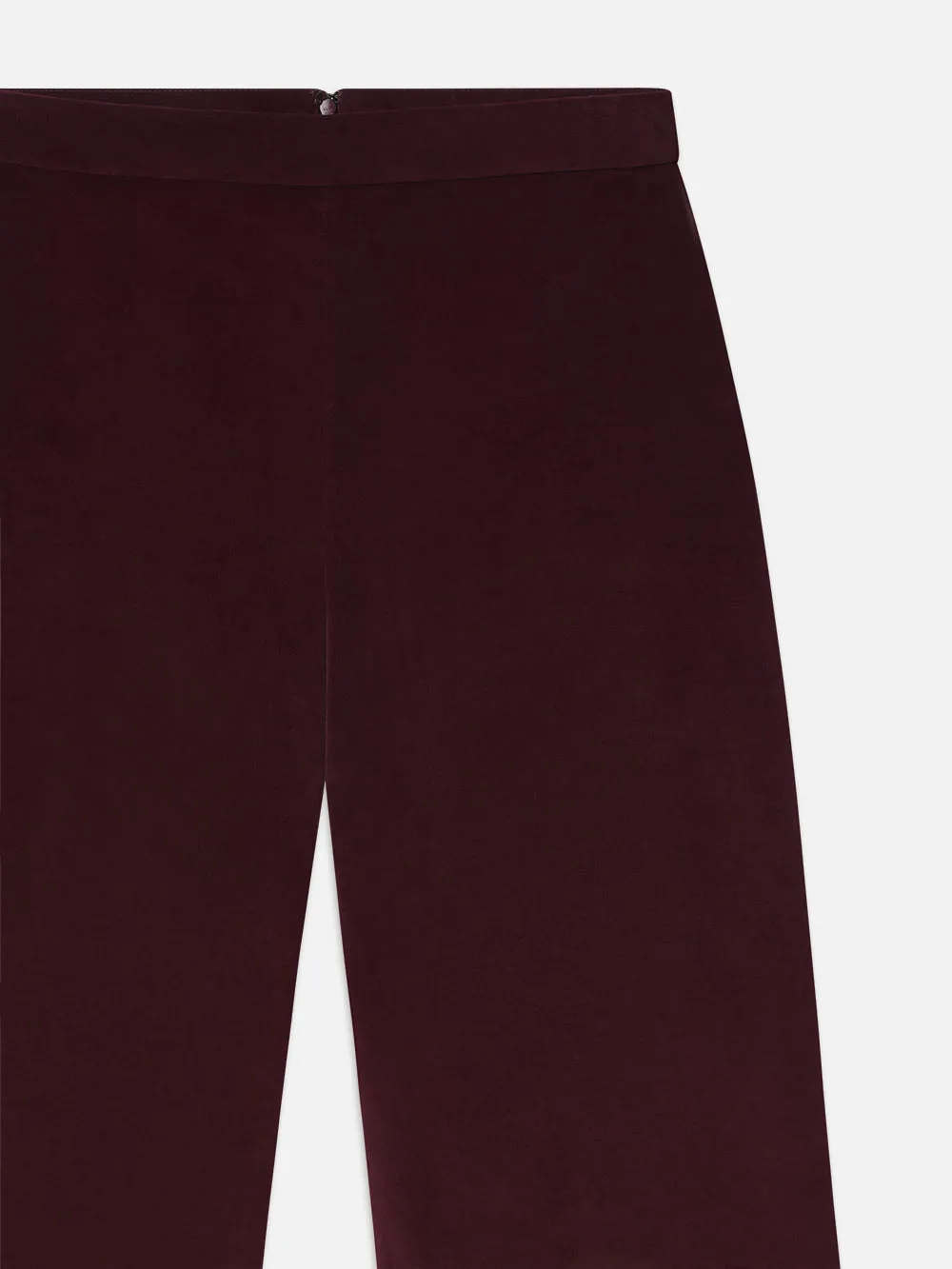 Crop Velvet Wide Leg -- Wine sold by Frame Denim product image thumbnail 3