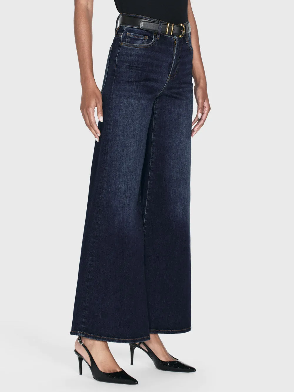 Le Palazzo Crop -- Moonflower sold by Frame Denim product image thumbnail 4