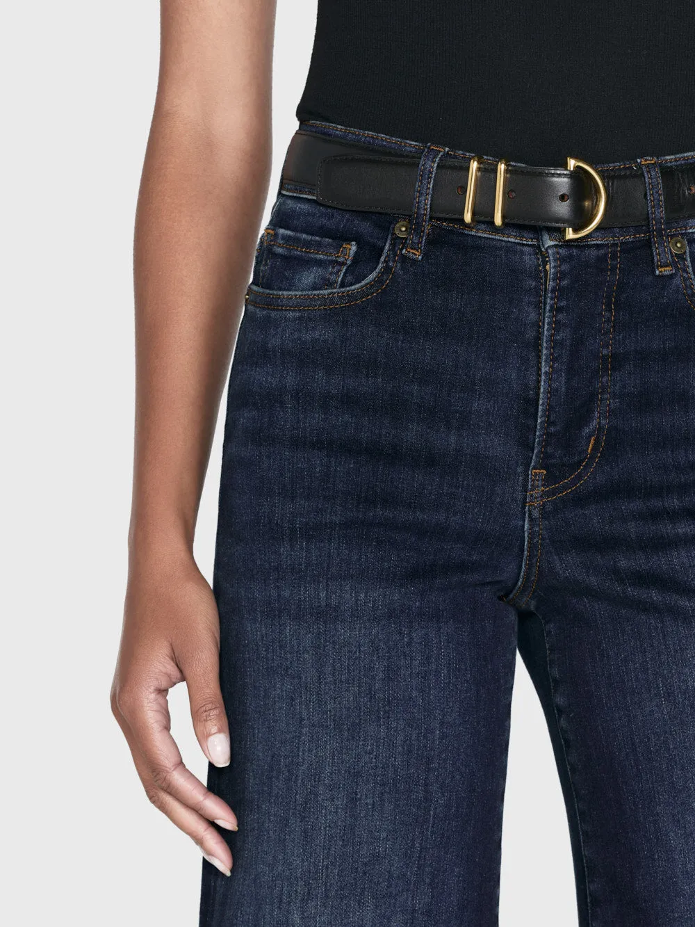 Le Palazzo Crop -- Moonflower sold by Frame Denim product image thumbnail 5