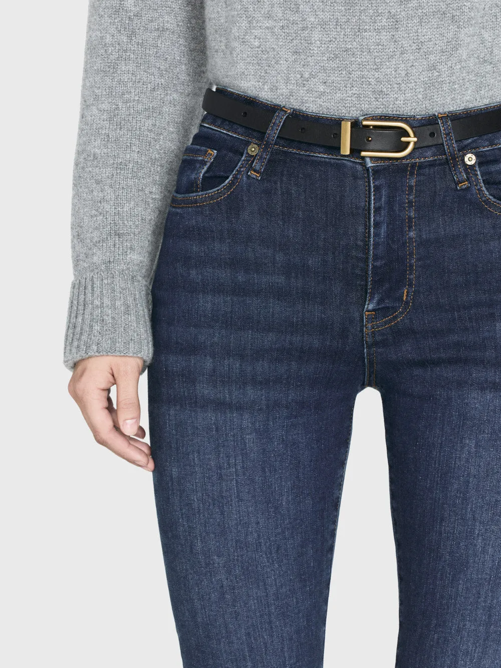 Le Mini Boot Outseam Slit -- Moonflower sold by Frame Denim product image thumbnail 4