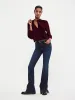 Le Mini Boot Outseam Slit -- Moonflower sold by Frame Denim