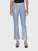 Le Crop Mini Boot -- Gold Hologram sold by Frame Denim