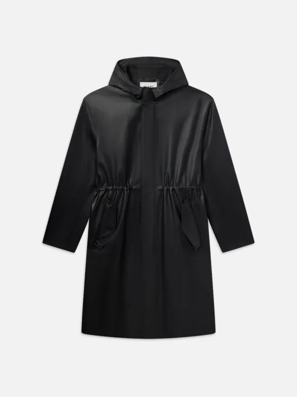 Leather Parka -- Black sold by Frame Denim