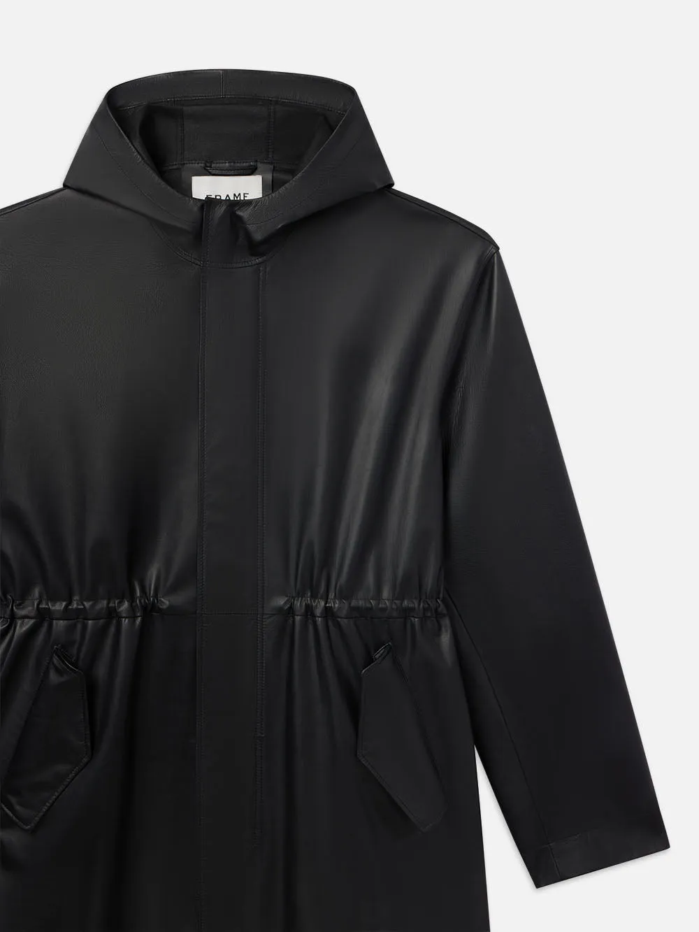 Leather Parka -- Black sold by Frame Denim product image thumbnail 2