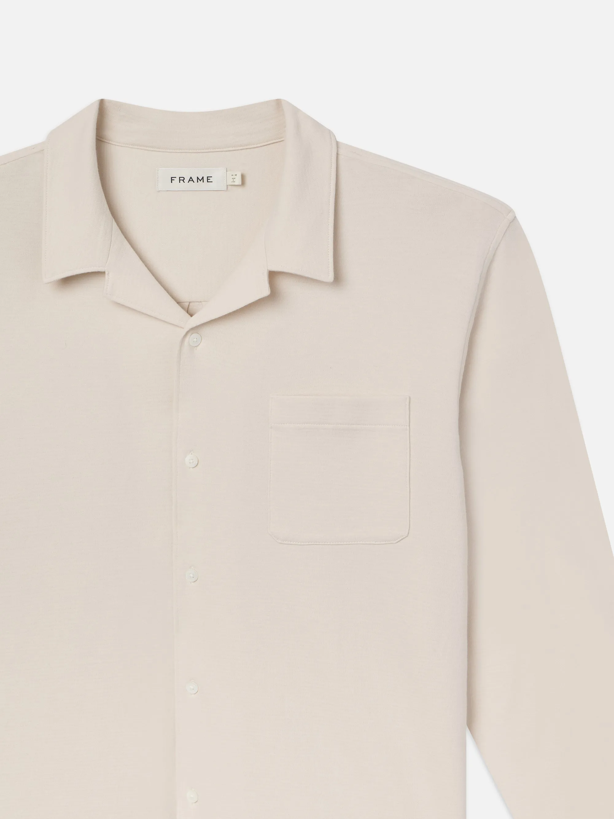 Duo Fold Relaxed Shirt -- White Sand sold by Frame Denim product image thumbnail 2