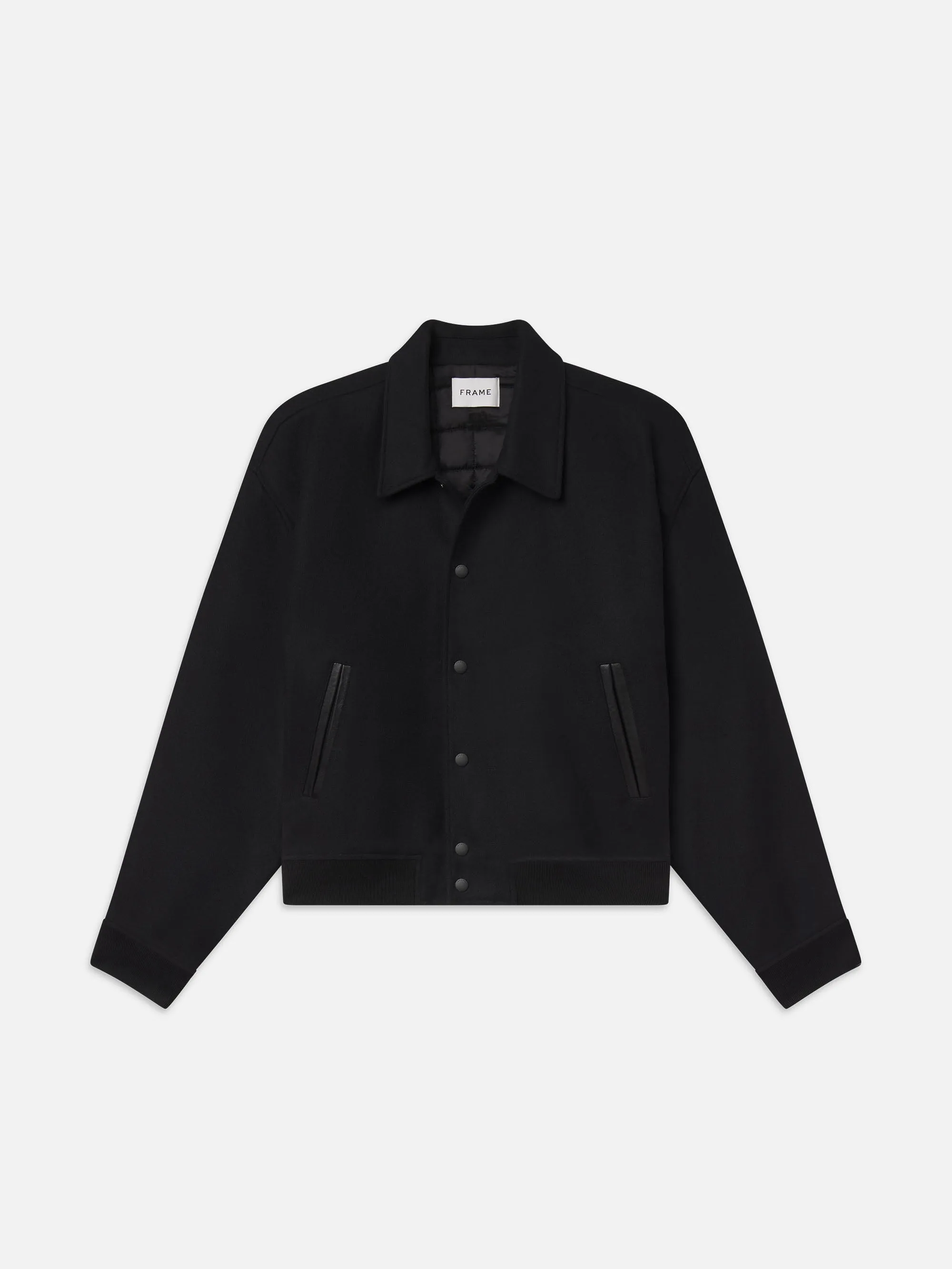 Varsity Jacket -- Black sold by Frame Denim