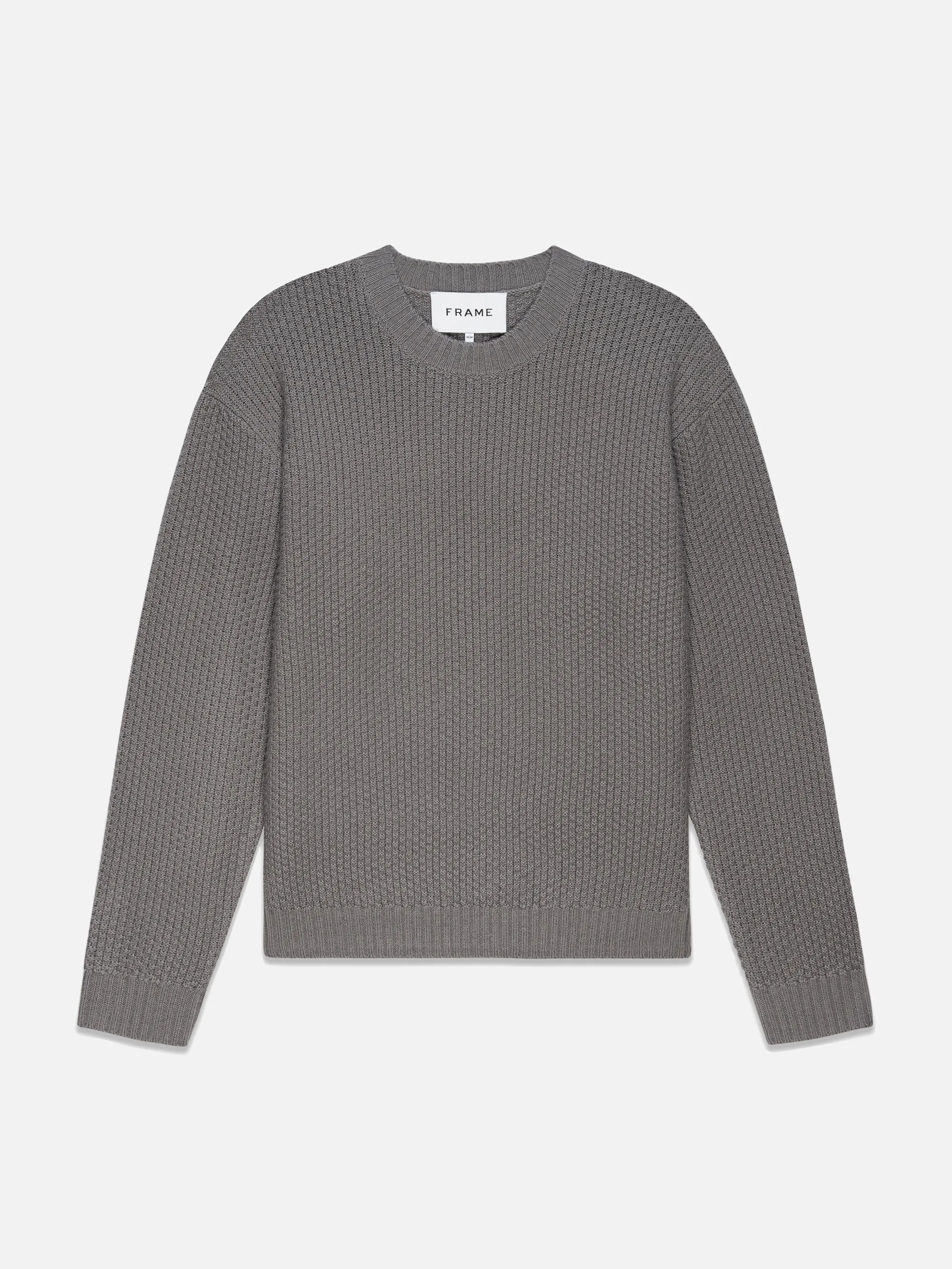 Wool Cashmere Textured Sweater -- Light Brown sold by Frame Denim