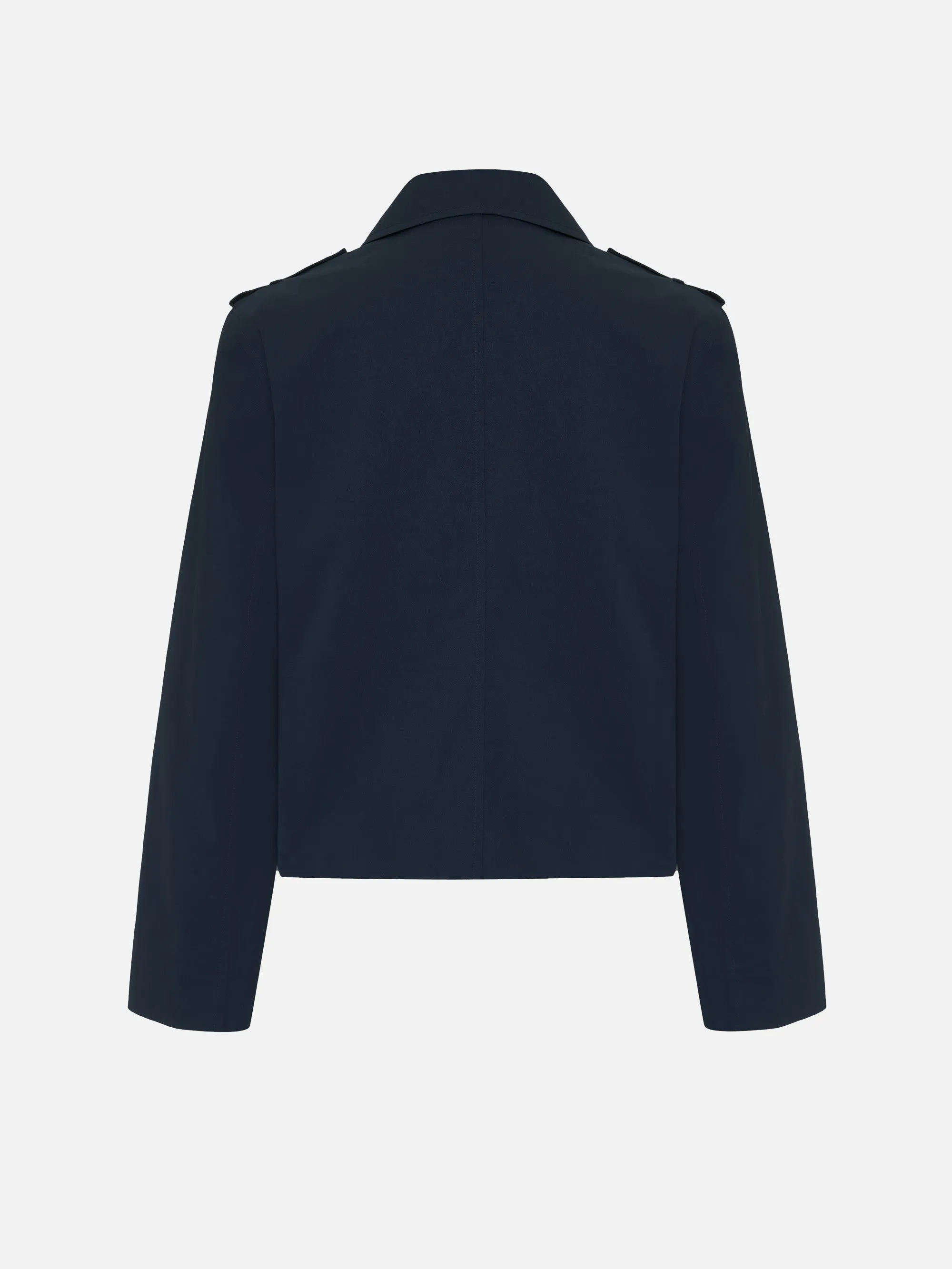 Short Trench Jacket -- Navy sold by Frame Denim product image thumbnail 2