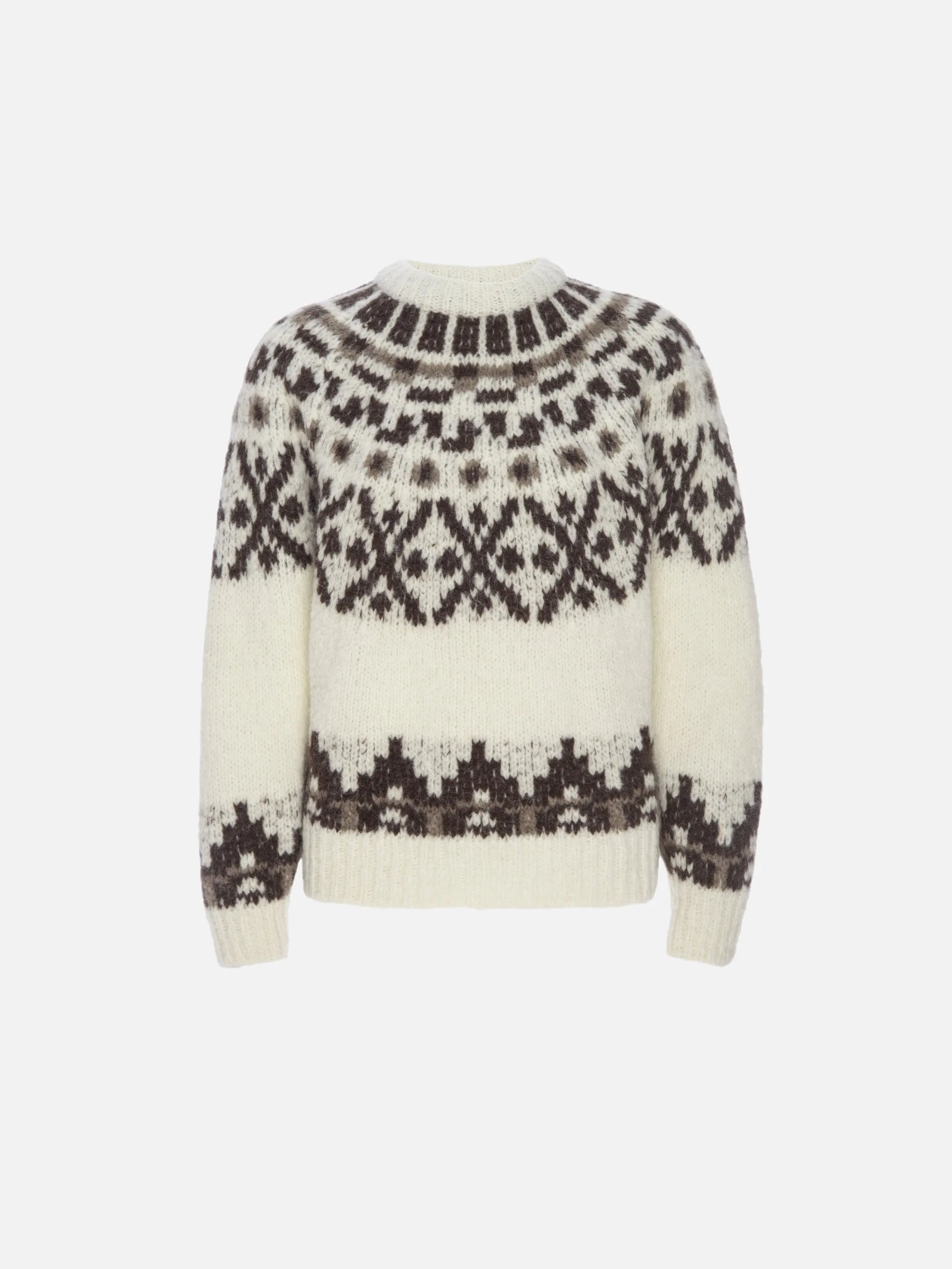 Fair Isle Sweater -- Cream Multi sold by Frame Denim