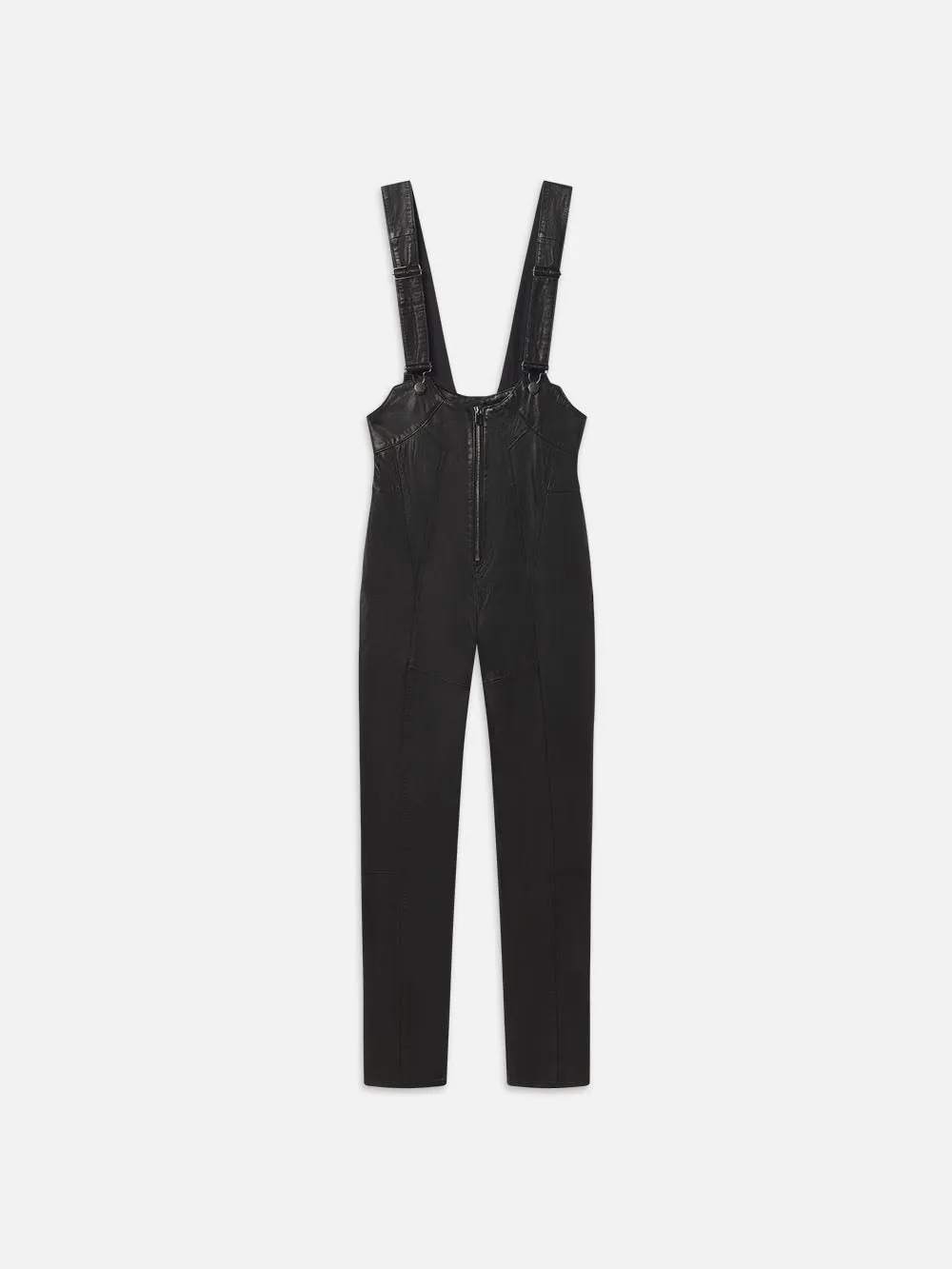 Leather Overall -- Black sold by Frame Denim