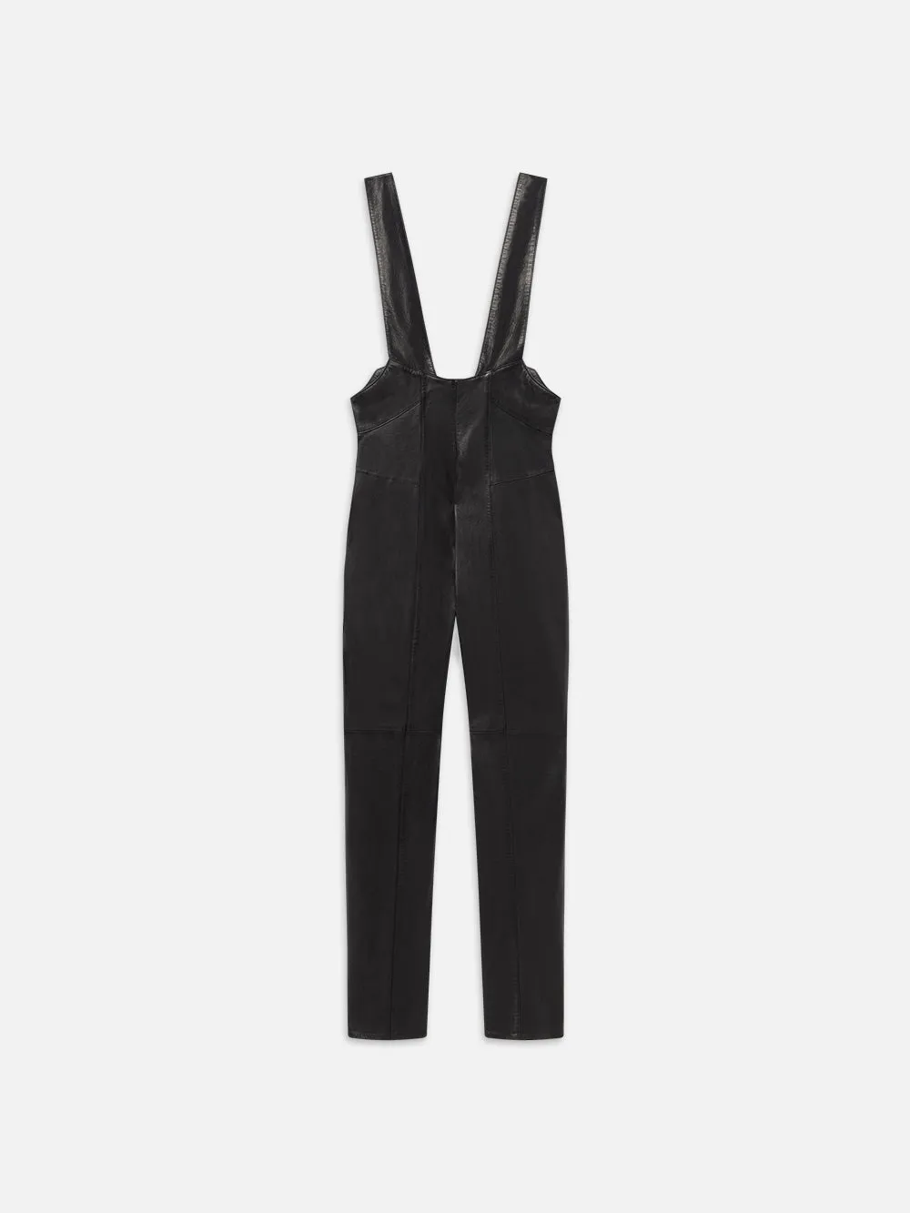 Leather Overall -- Black sold by Frame Denim product image thumbnail 4