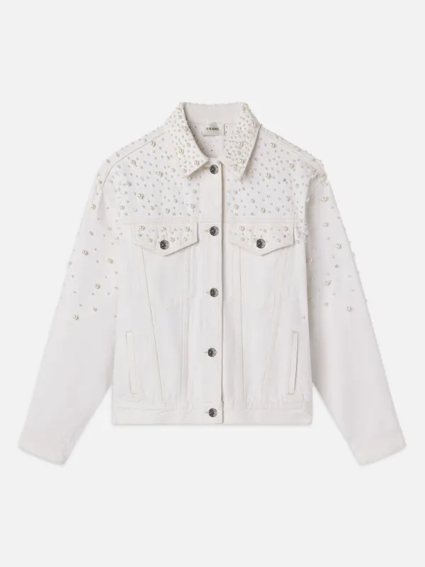 The Atelier Pearl Jacket -- Au Natural Clean made by Frame Denim