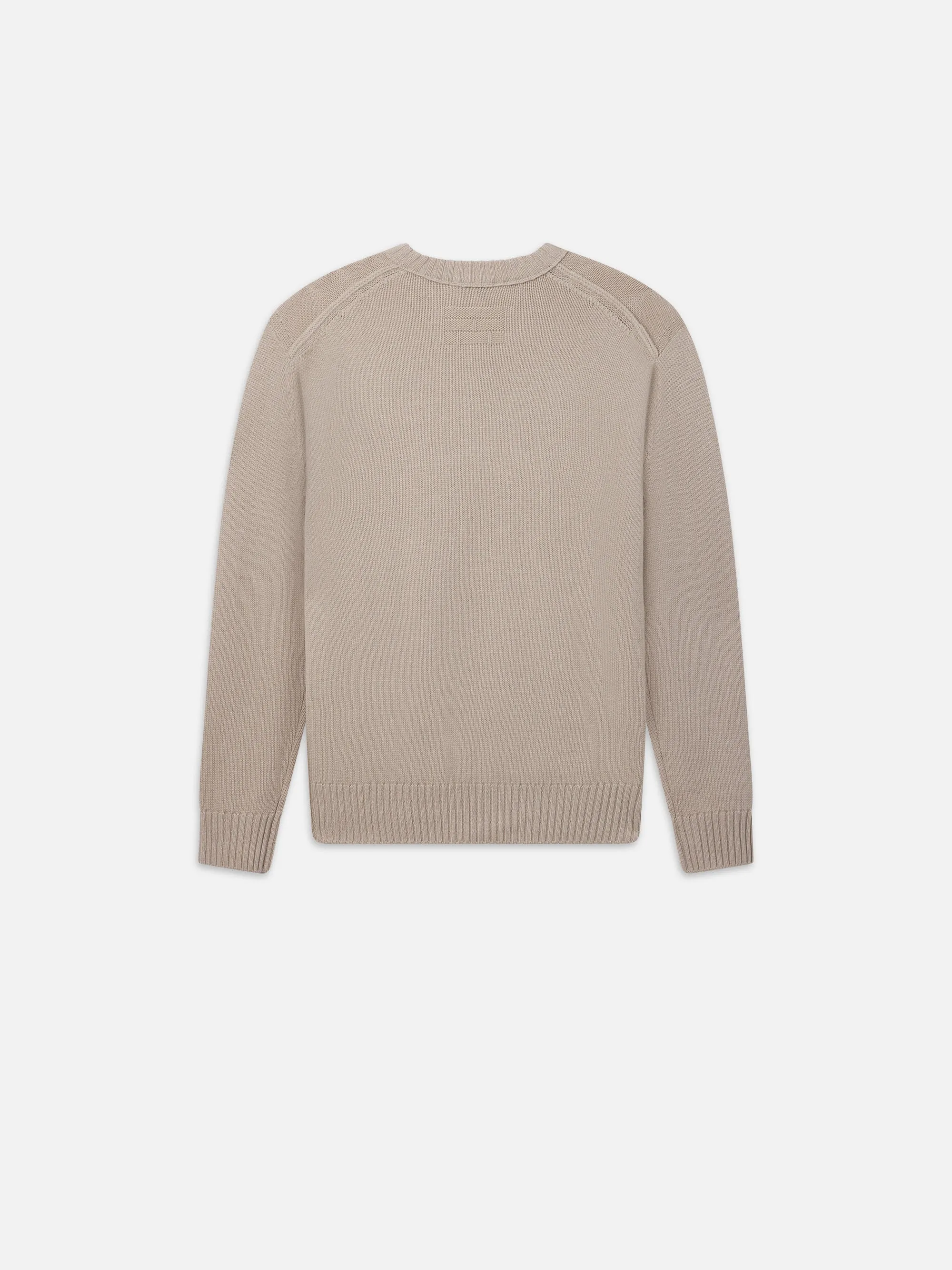 Woolen Cashmere Blend Sweater -- Grey Beige sold by Frame Denim product image thumbnail 4