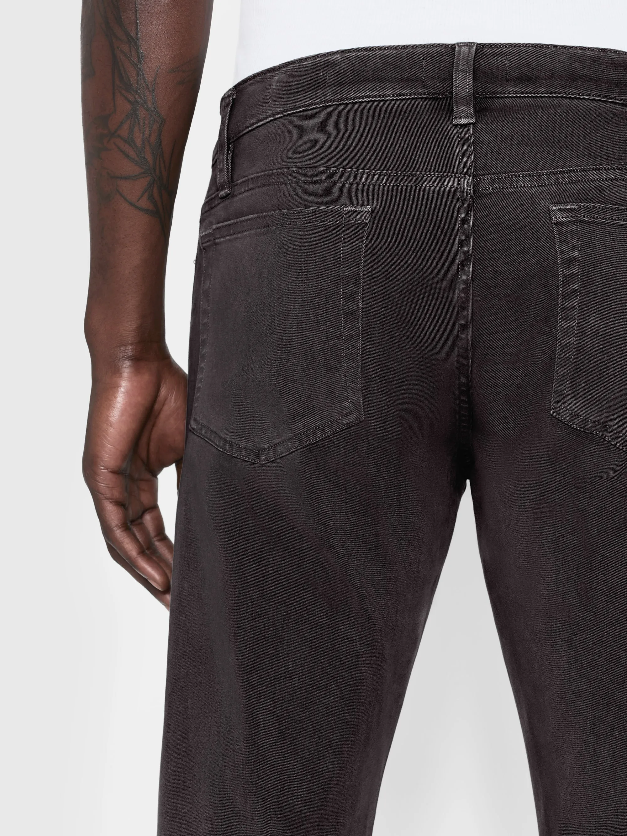 L'Homme Slim Brushed Twill -- Slate Gray sold by Frame Denim product image thumbnail 3