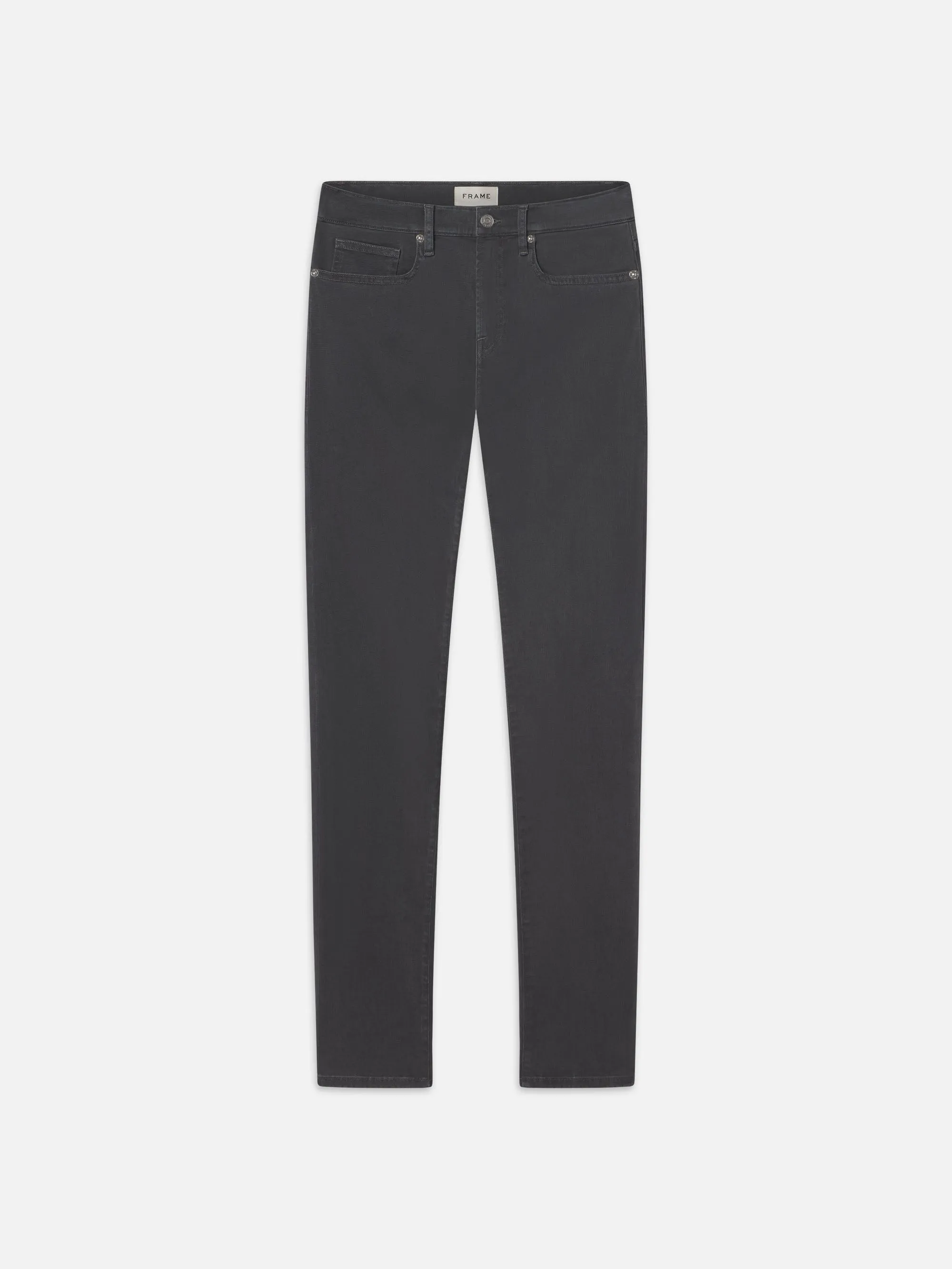 L'Homme Slim Brushed Twill -- Slate Gray sold by Frame Denim