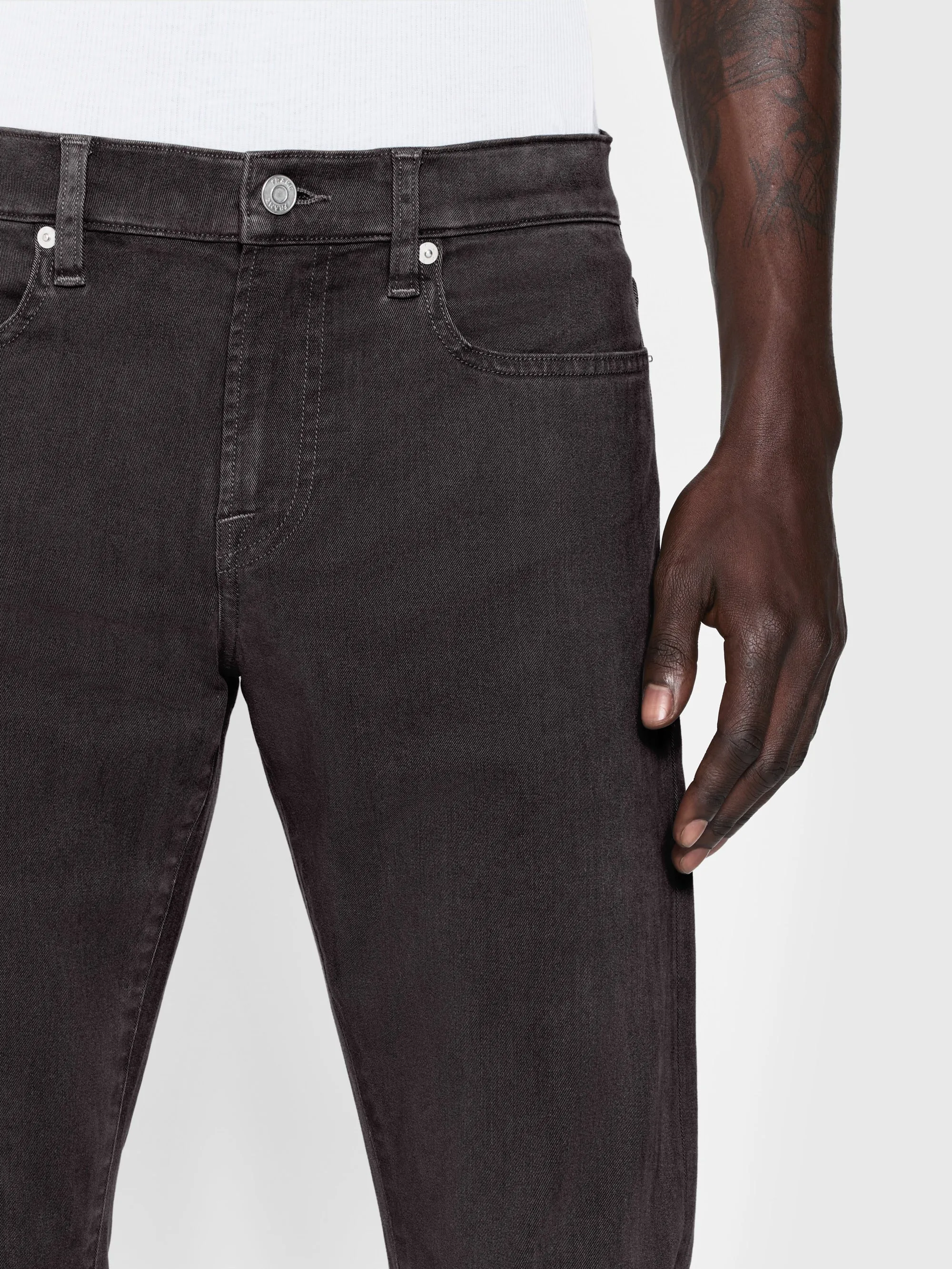 L'Homme Slim Brushed Twill -- Slate Gray sold by Frame Denim product image thumbnail 5