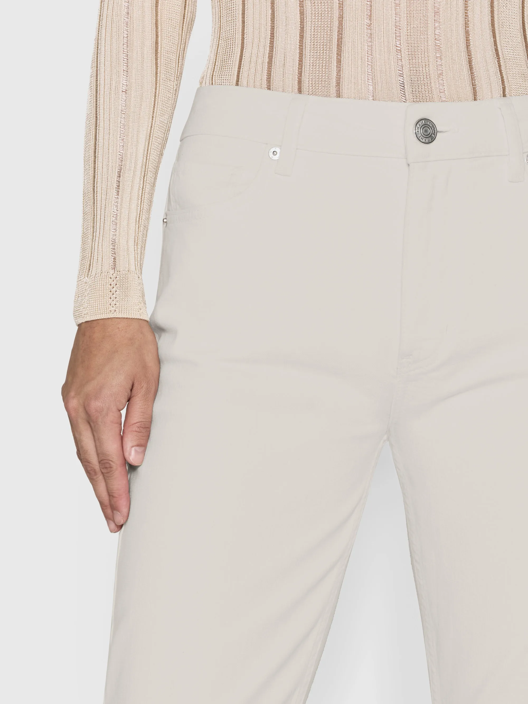 Le Crop Mini Boot -- Au Natural Clean sold by Frame Denim product image thumbnail 5