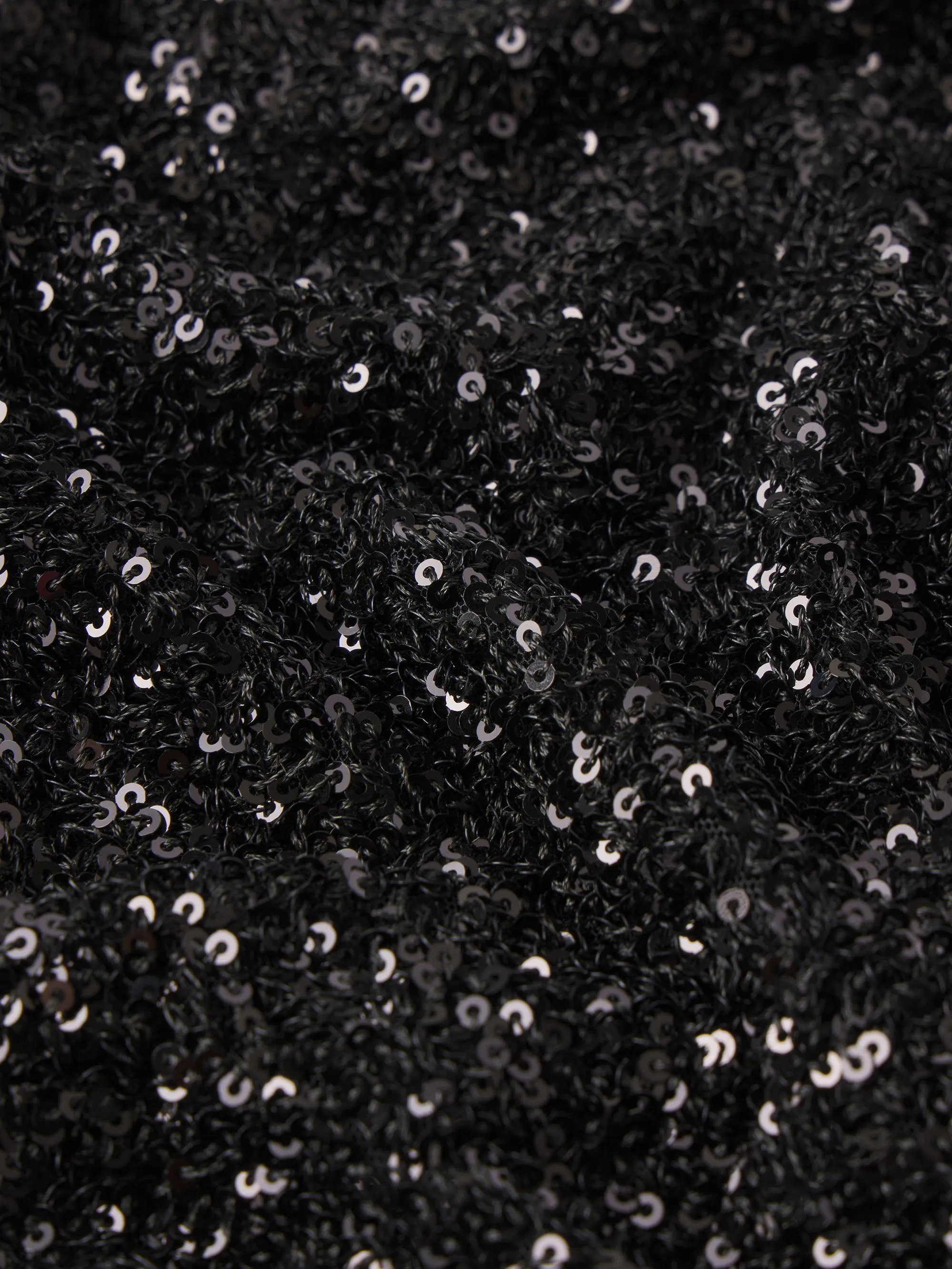 Sequin Mini Skirt -- Black sold by Frame Denim product image thumbnail 5