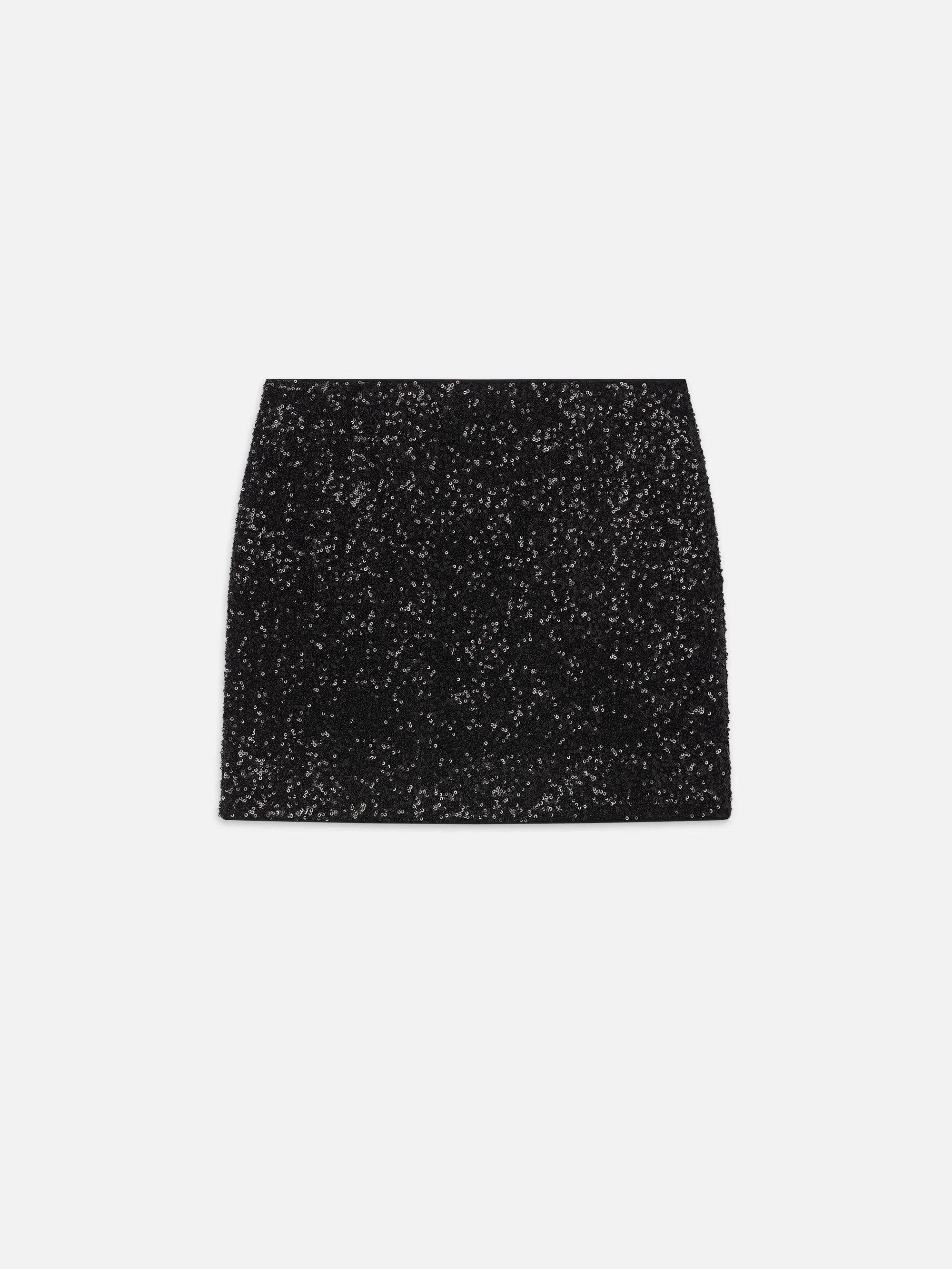 Sequin Mini Skirt -- Black sold by Frame Denim product image thumbnail 4