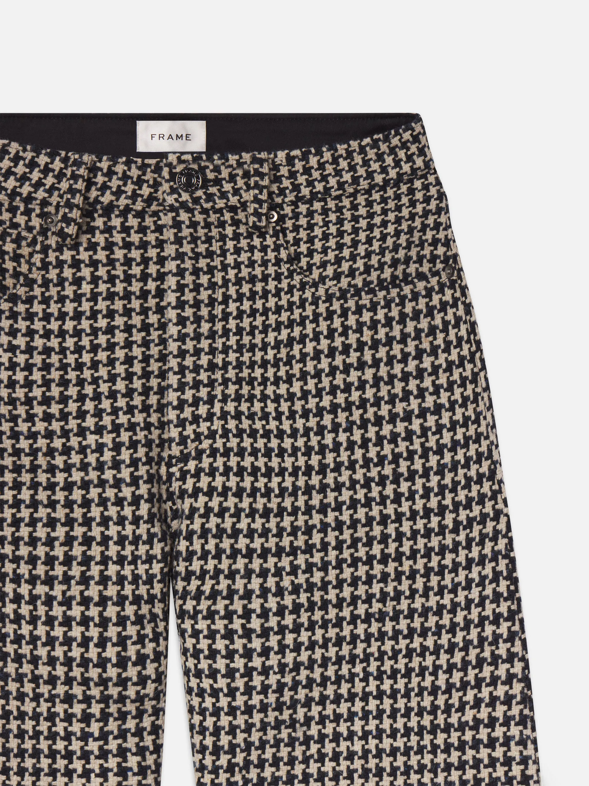 The Tweed Barrel -- Houndstooth sold by Frame Denim product image thumbnail 4