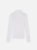 Rib Turtleneck -- White sold by Frame Denim