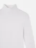 Rib Turtleneck -- White sold by Frame Denim