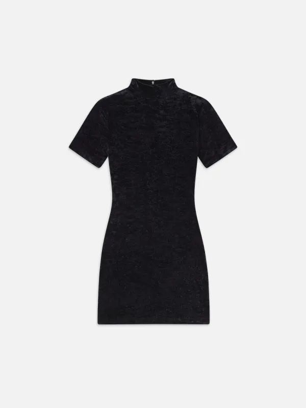 Velvet Mini Dress -- Black sold by Frame Denim