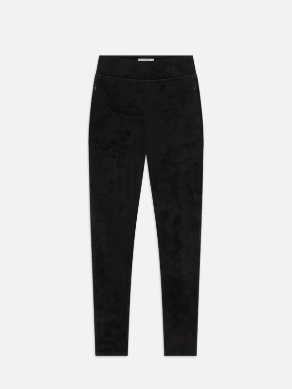 The Velvet Legging -- Black sold by Frame Denim