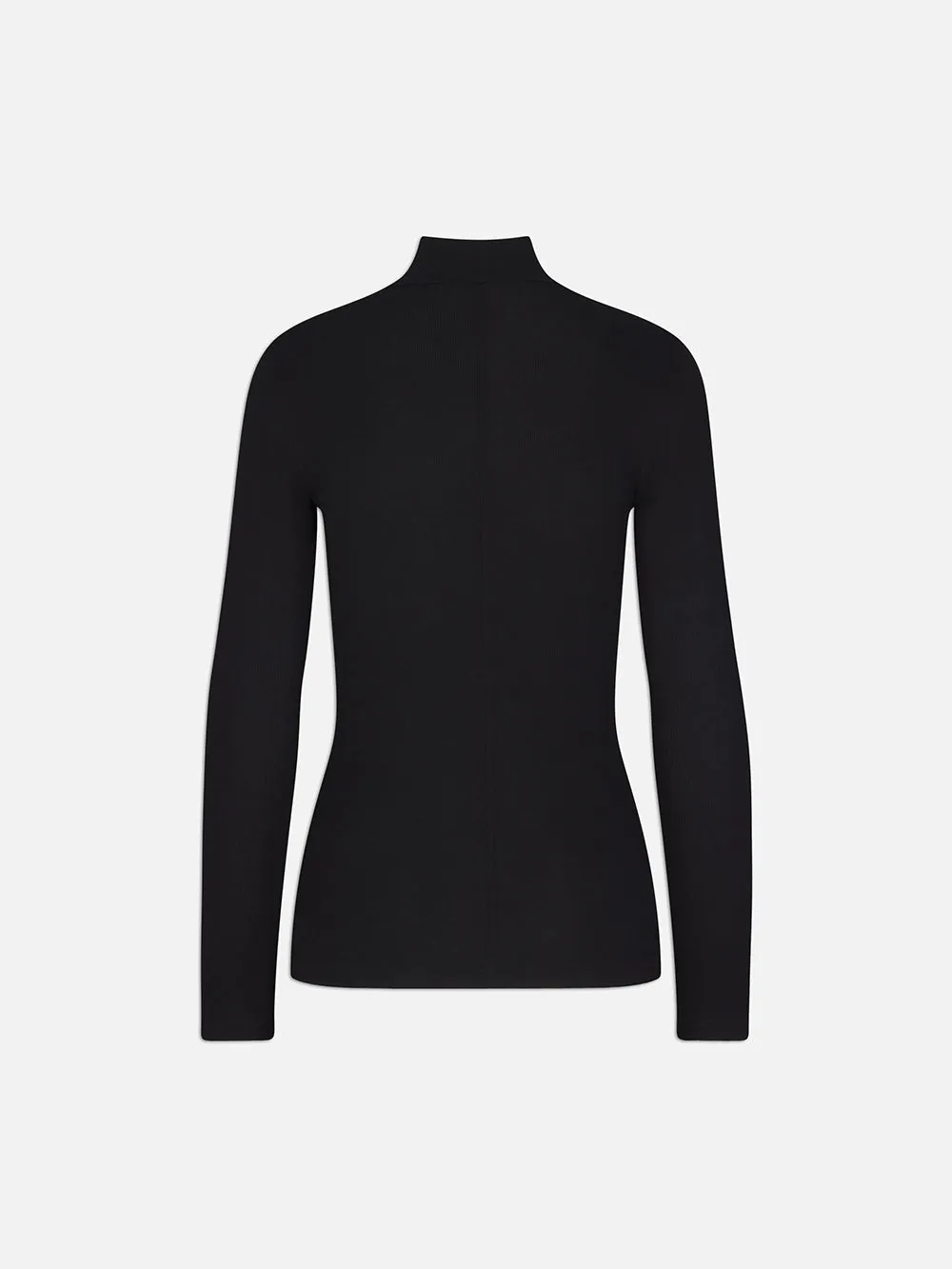 Rib Turtleneck -- Black sold by Frame Denim product image thumbnail 5