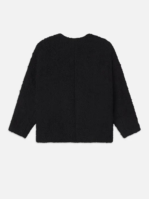 Cocoon Short Coat -- Black Multi sold by Frame Denim product image thumbnail 4