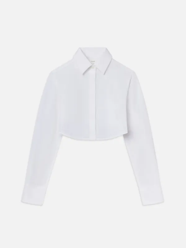 The Saturday Shirt -- White sold by Frame Denim