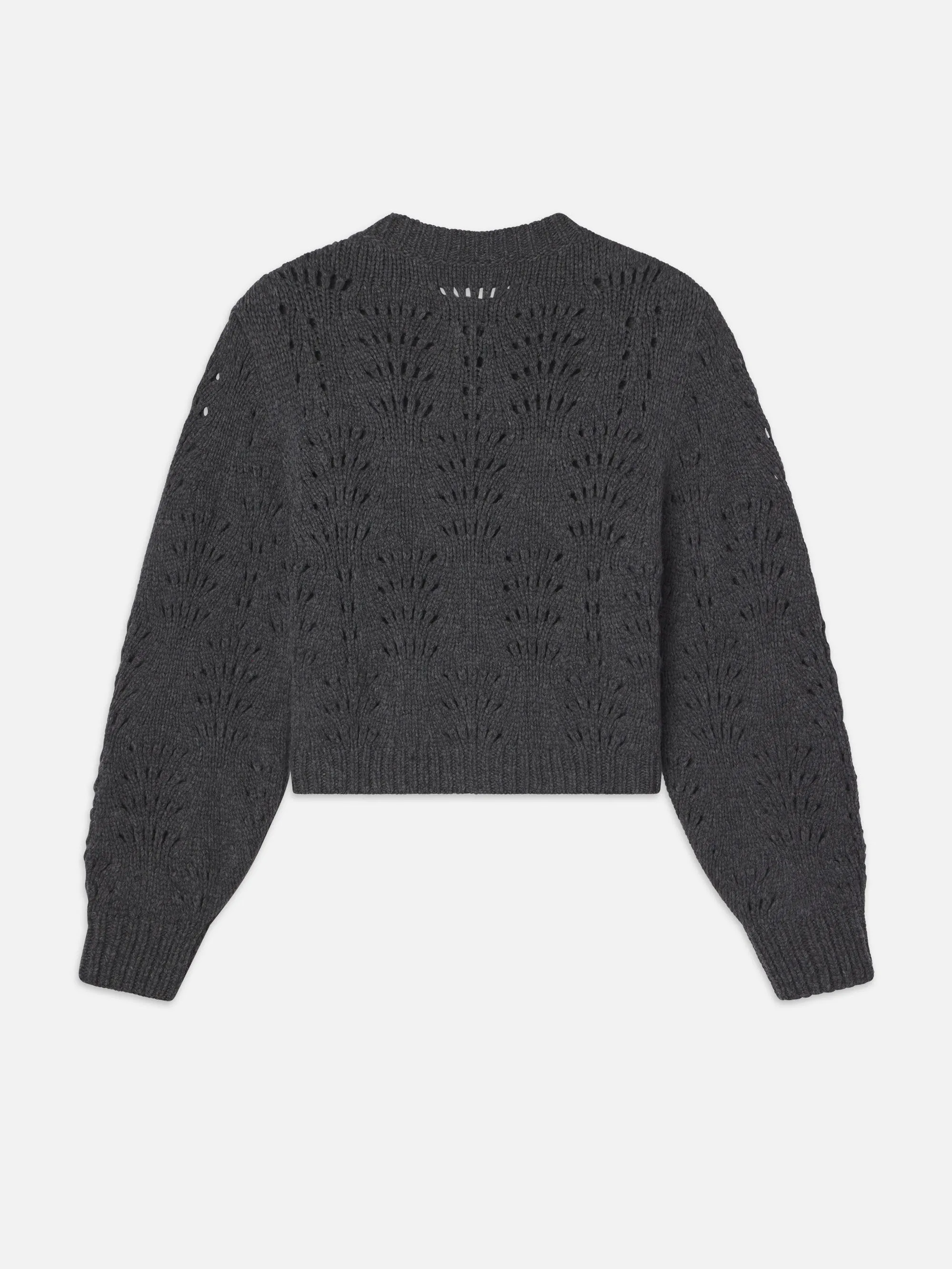 Textured Stitch Cardigan -- Dark Gris Heather sold by Frame Denim product image thumbnail 5