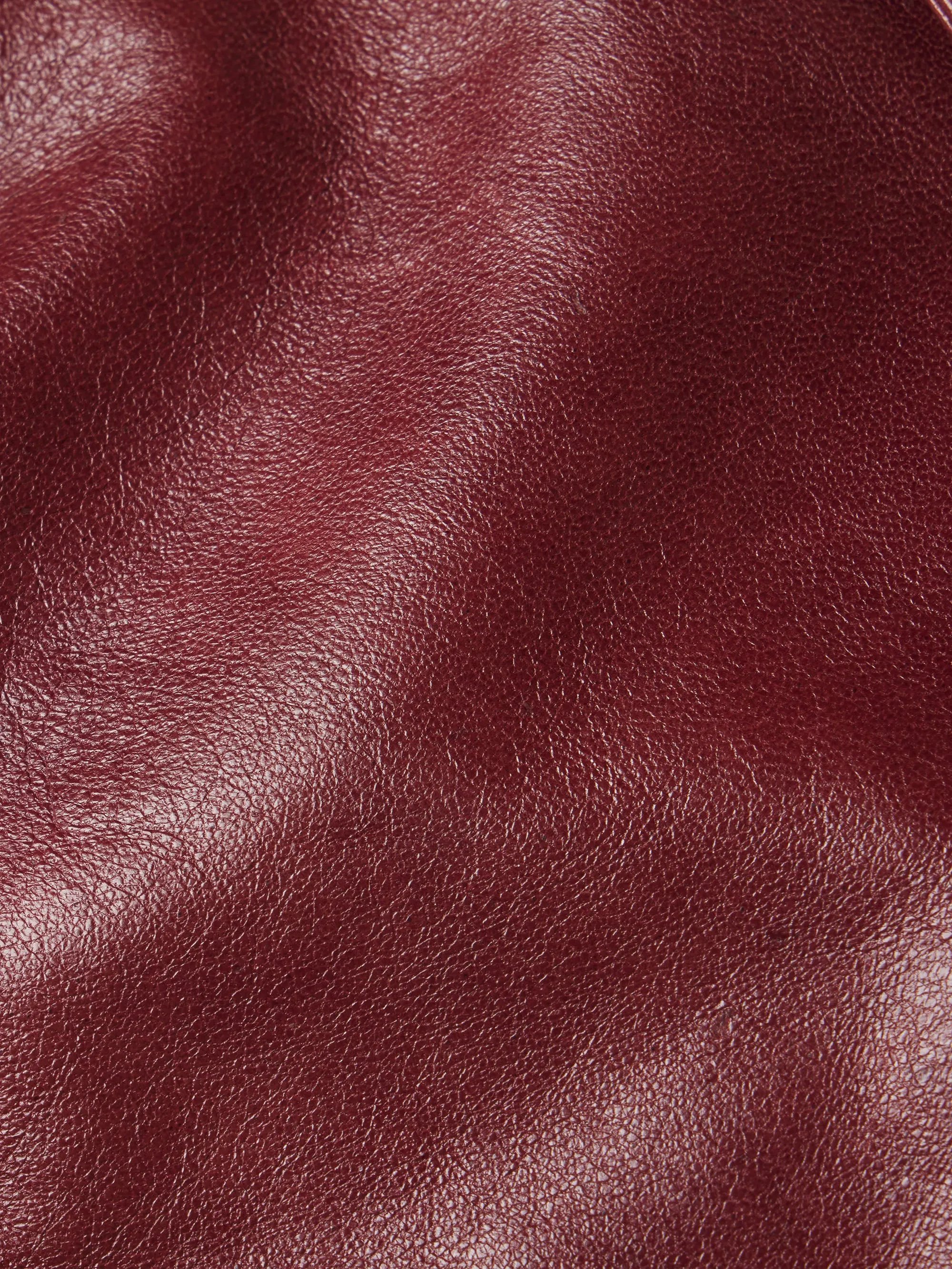 Leather Button Front Jacket -- Syrah Red sold by Frame Denim product image thumbnail 4