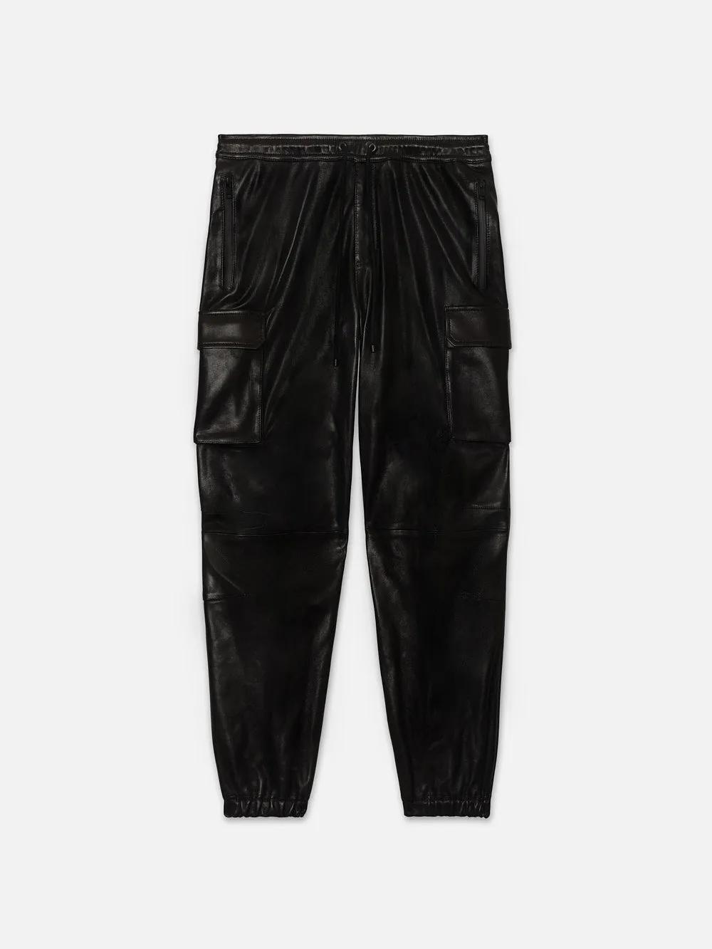 Cargo Leather Pant -- Noir sold by Frame Denim