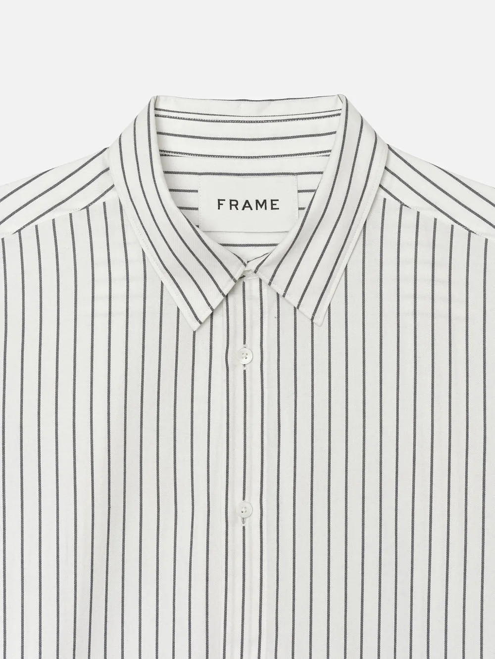 Classic Woven Shirt -- Navy Stripe sold by Frame Denim product image thumbnail 2