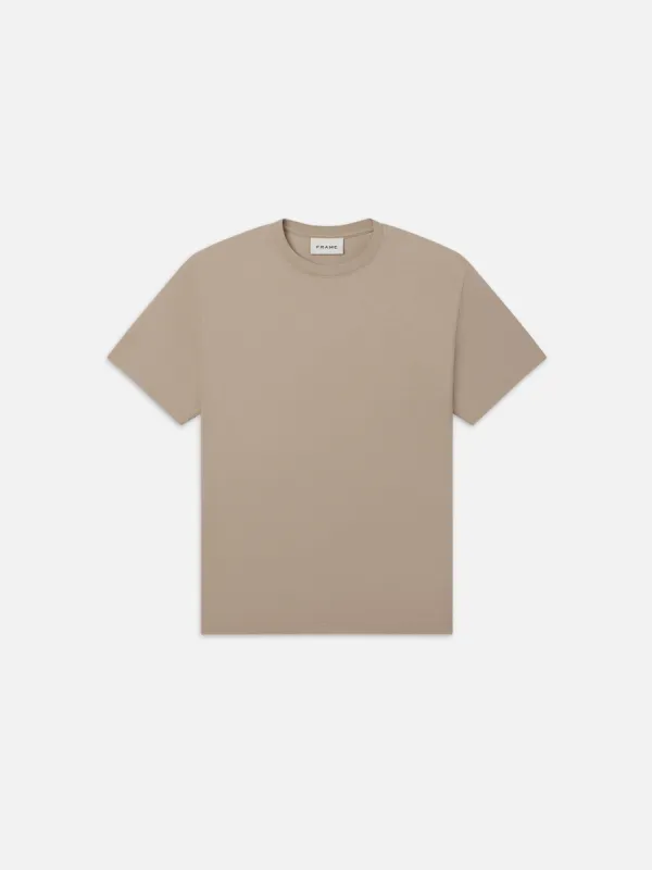 FRAME Logo Tee -- Dove sold by Frame Denim