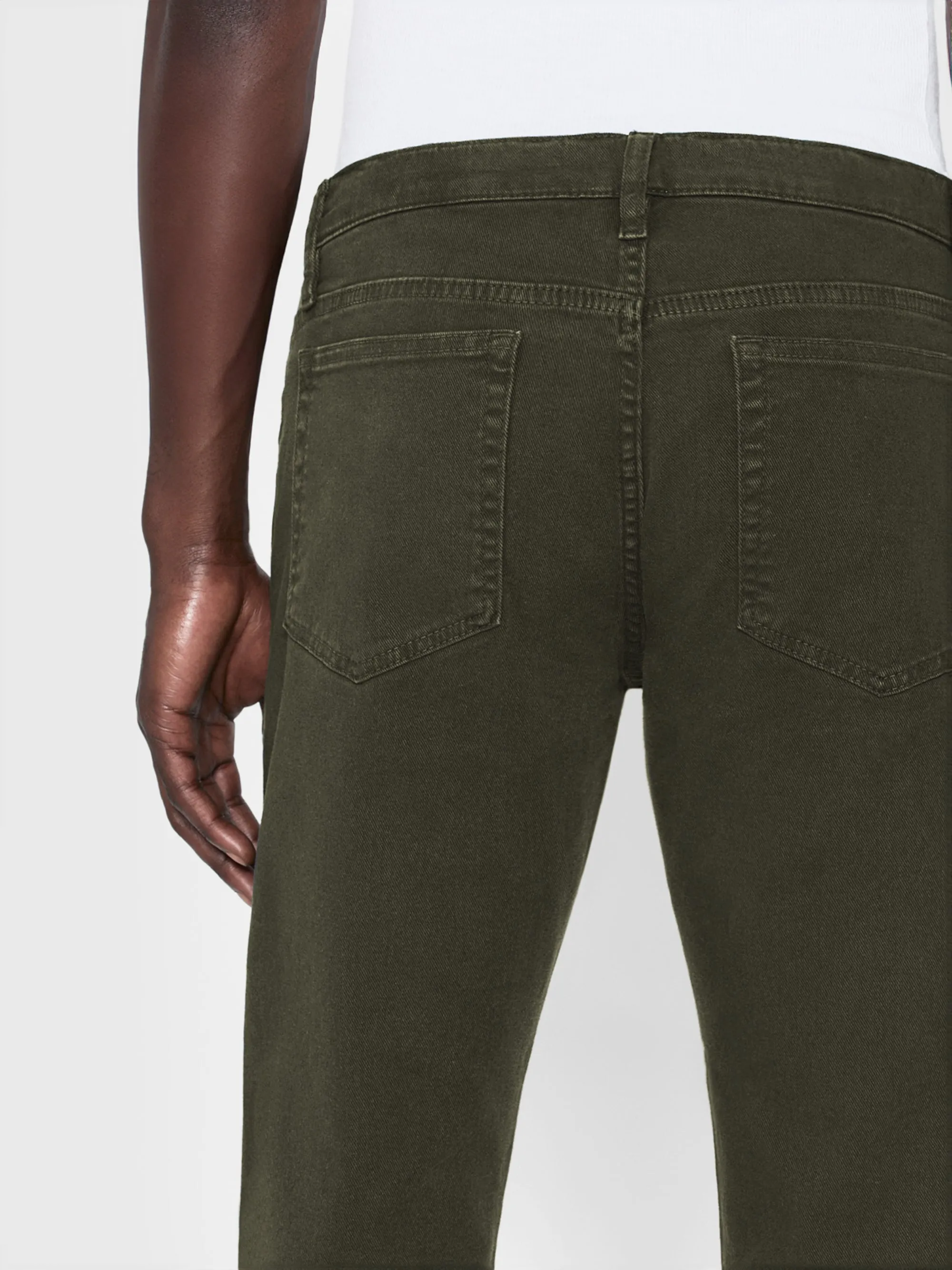 L'Homme Slim Twill -- Garage Moss Green sold by Frame Denim product image thumbnail 3