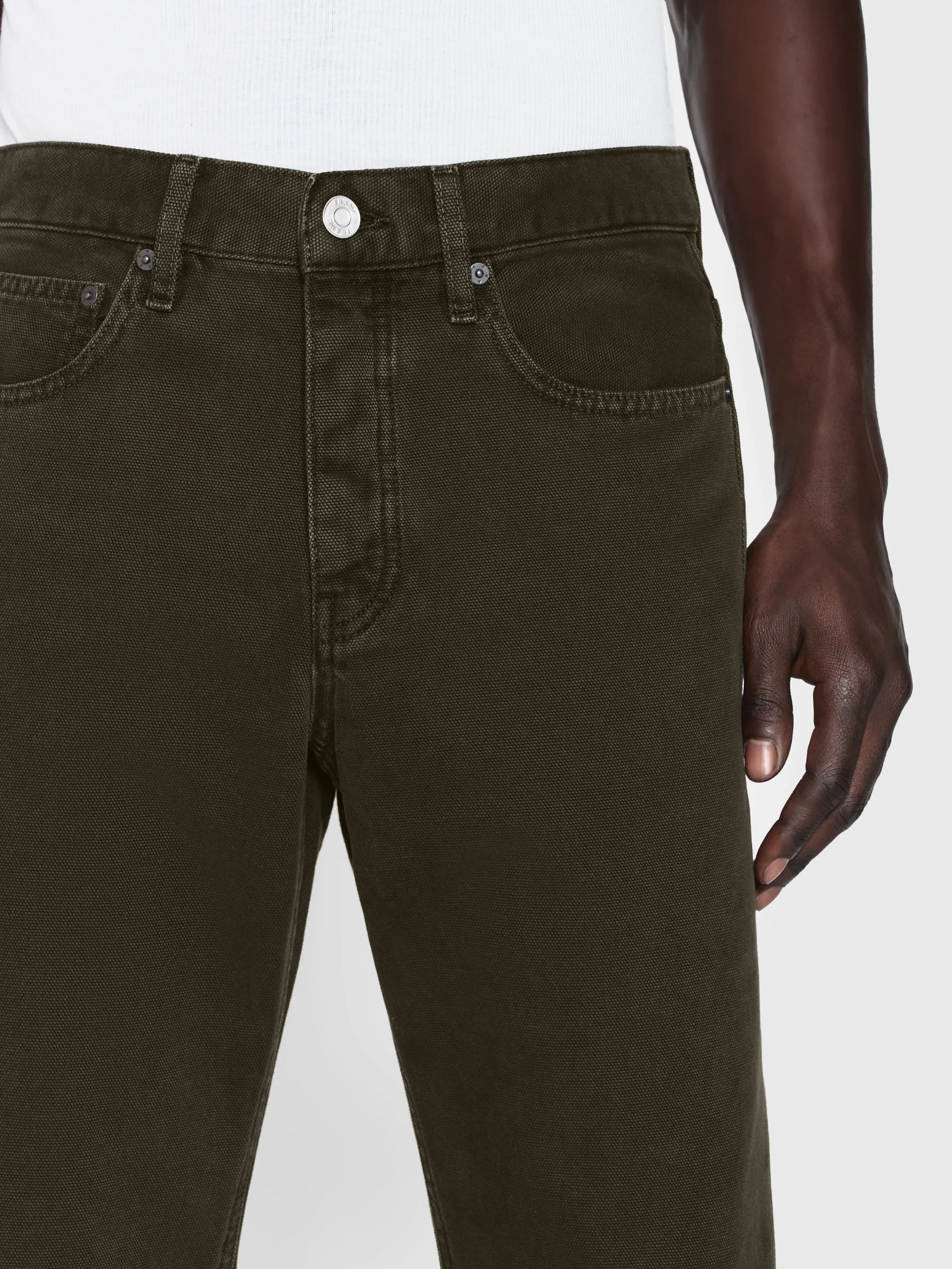 The Straight Jean -- Dark Chocolate sold by Frame Denim product image thumbnail 5